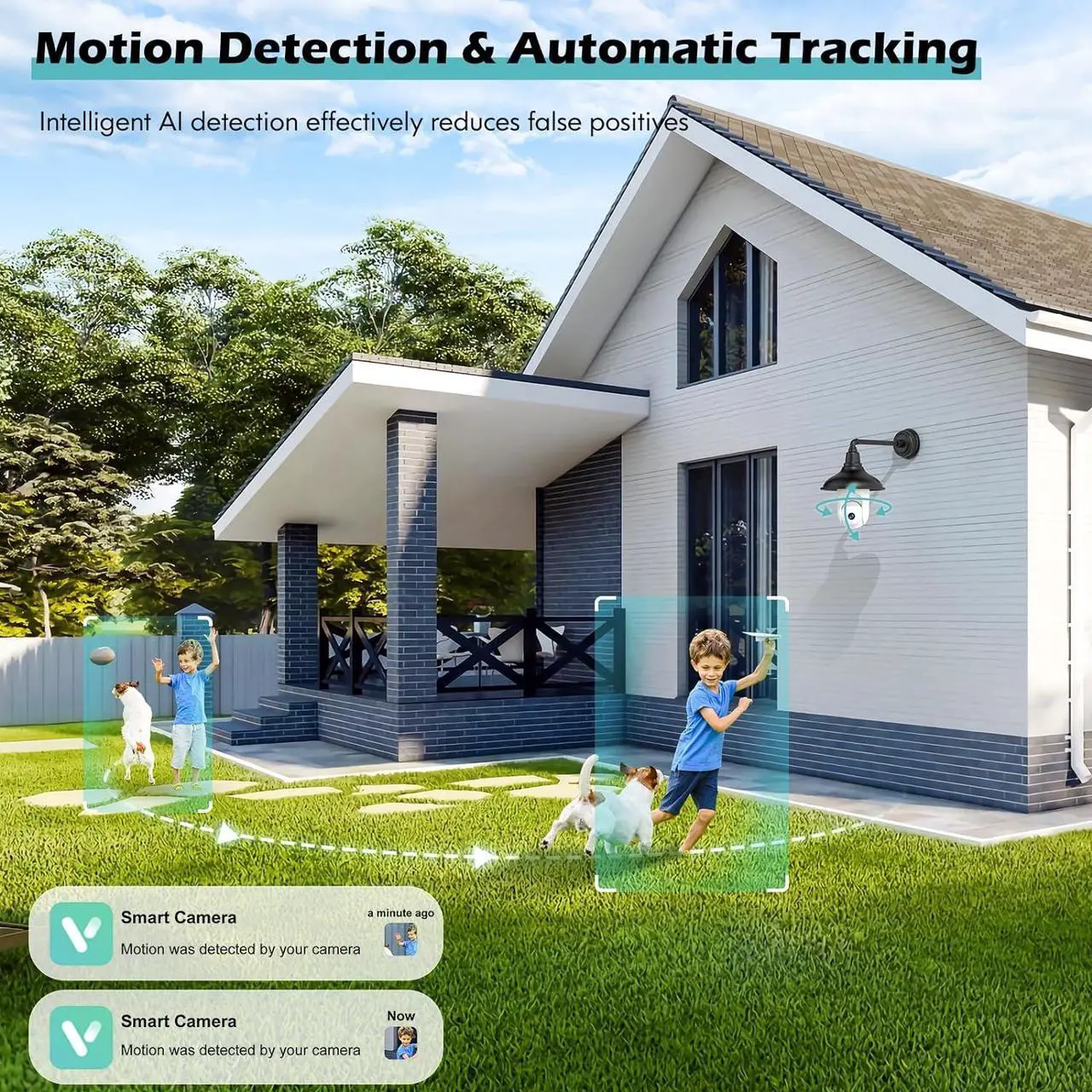 Alt view image 4 of 7 - 3Packs 2K Bulb Security Cameras Wireless Outdoor Indoor, 2.4GHz WiFi Cameras for Home Security with Spotlight, Color Night Vision, Motion Detection, 2-Way Audio, Audible Alarm
