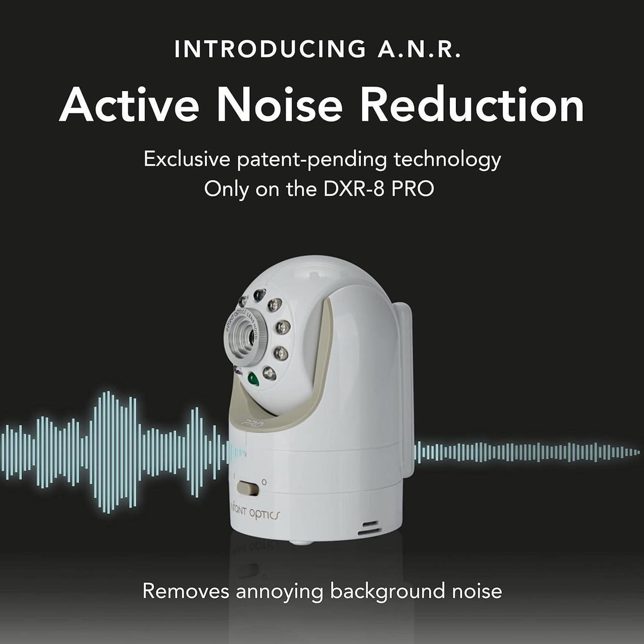 Alt view image 2 of 7 - Infant Optics DXR-8 PRO Video Baby Monitor, 720P HD Resolution 5" Display, Patent-Pending A.N.R. (Active Noise Reduction), Pan Tilt Zoom, and Interchangeable Lenses