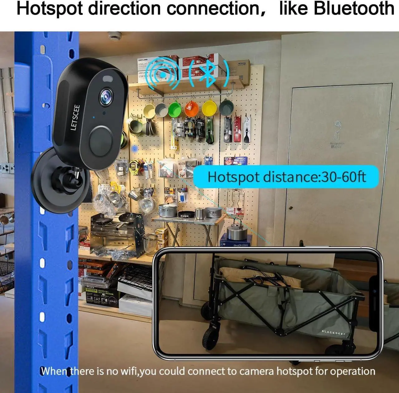 Alt view image 7 of 7 - Wireless Battery Cameras Outdoor.Indoor Outdoor Home Security Cameras, with Night Version,Motion Detection,2-Way Audio,Waterproof,Cloud Storage,No Subscription(4 Pack)