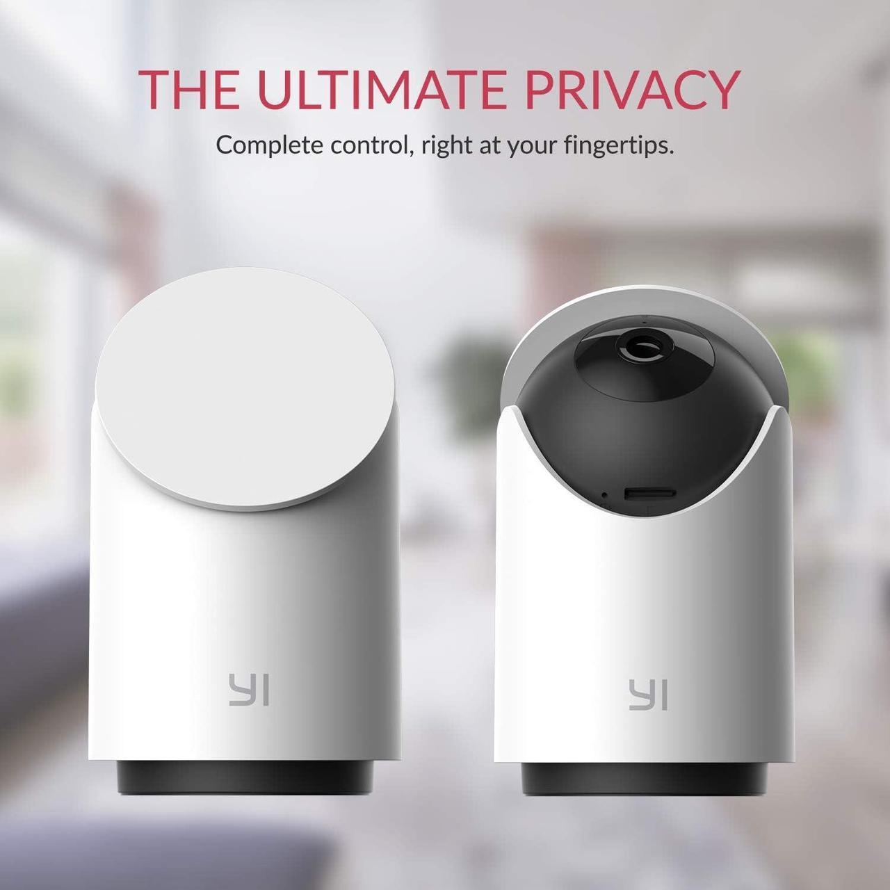 Alt view image 2 of 7 - YI Pet Security Camera 2pc, 1080p 360-degree Smart Indoor Dog Cat Dome IP Cam with Night Vision, 2-Way Audio, Motion Detection, Phone App, Compatible with Alexa and Google