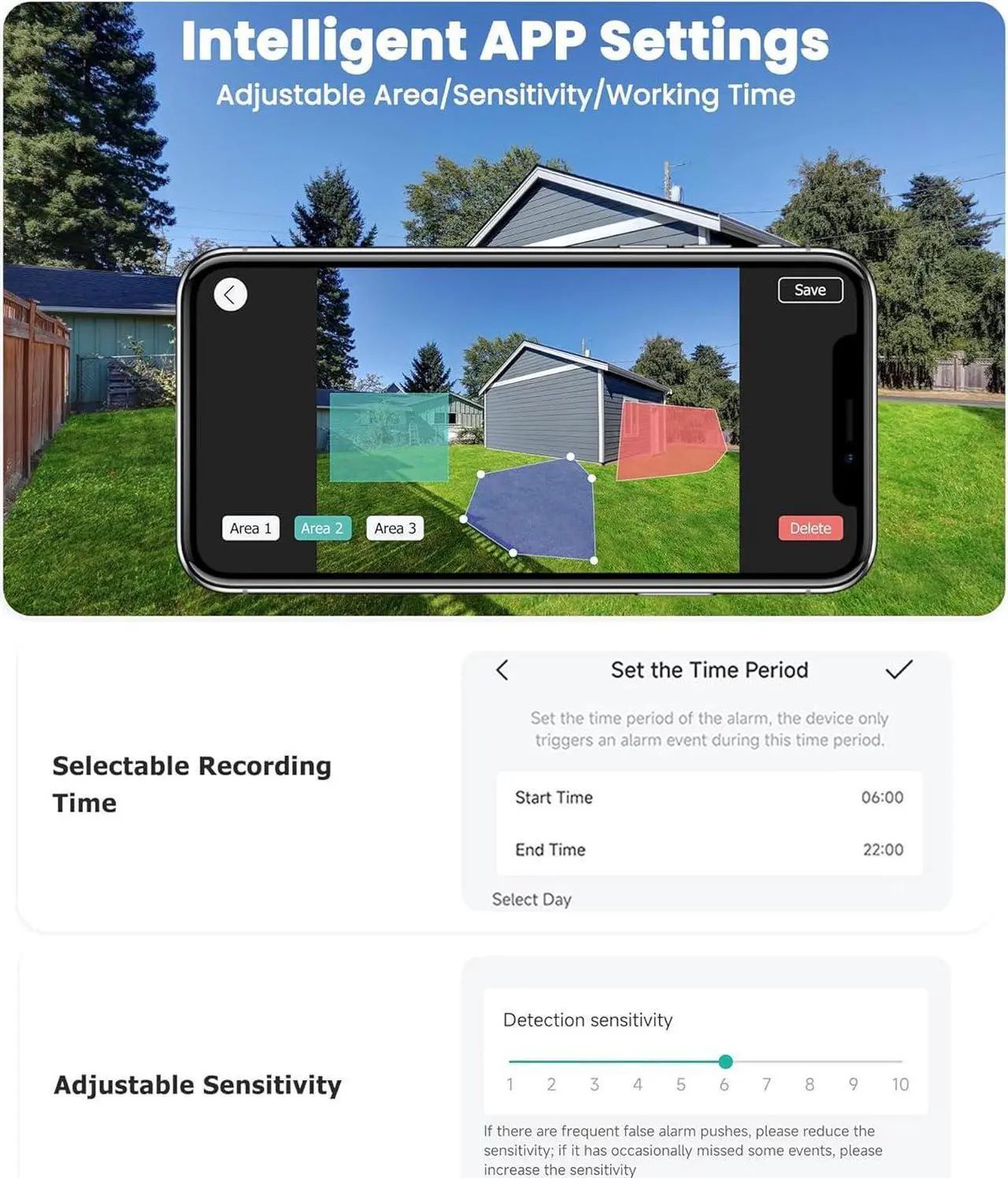 Alt view image 7 of 7 - Solar Security Cameras Wireless Outdoor, 2 Pack 3MP Security Cameras Wireless Outdoor, Pan Tilt 360°WiFi Camera with Color Night Vision/PIR Sensor/2-Way Audio/Alexa/Google Assistant
