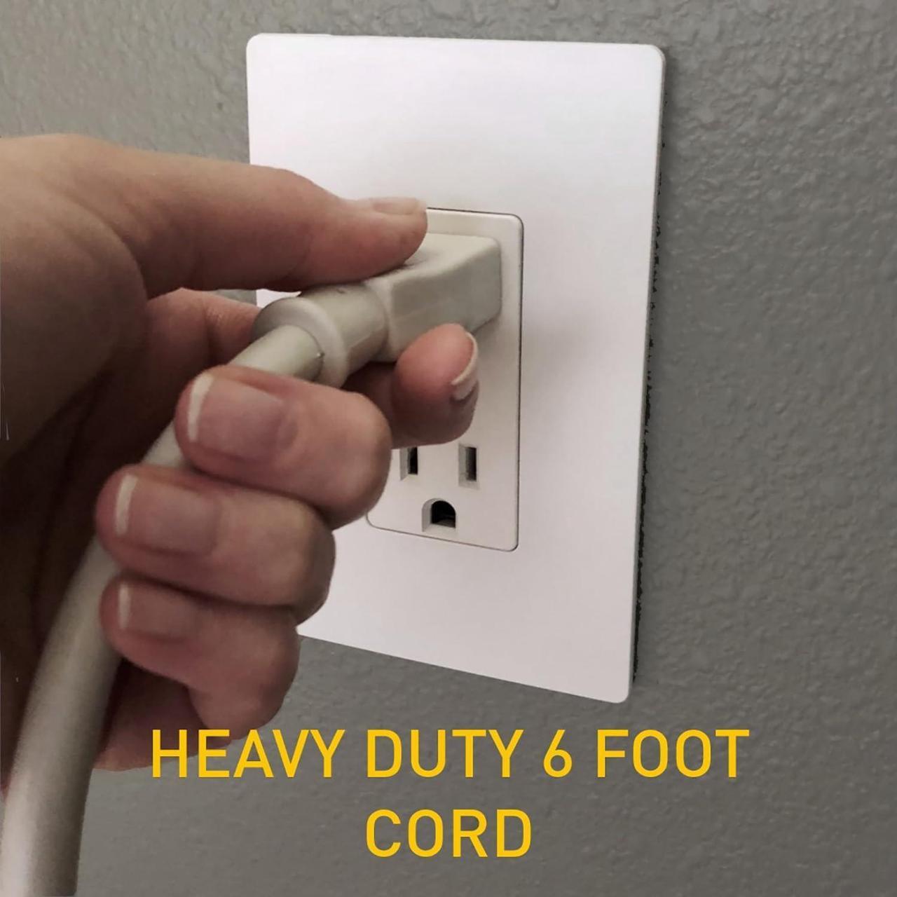 Alt view image 5 of 7 - Legrand - Wiremold Wall Mount Power Strip, Ivory Under Counter Power Strip, 6 Foot Kitchen Power Strip, 6 Outlet Power Strip to Use as Cable Management Power Strip, PM36C