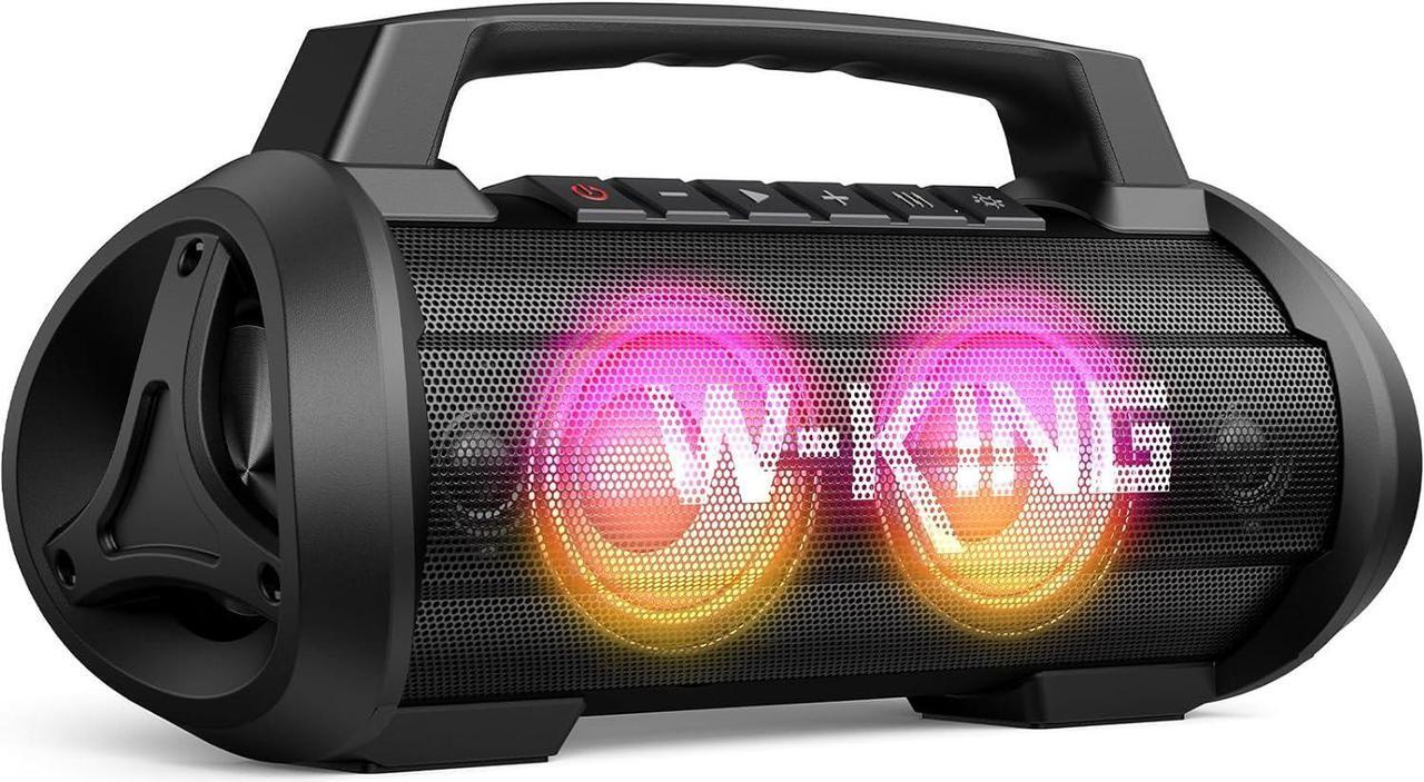 Main image of W-KING Portable Speaker, 120W Peak 70W RMS Bluetooth Speaker Wireless Loud IPX6 Waterproof Bluetooth Speakers with Subwoofer/Bass Boost/Hi-Fi Stereo/42H/Powerbank/MIC in, Party Large Outdoor Boombox