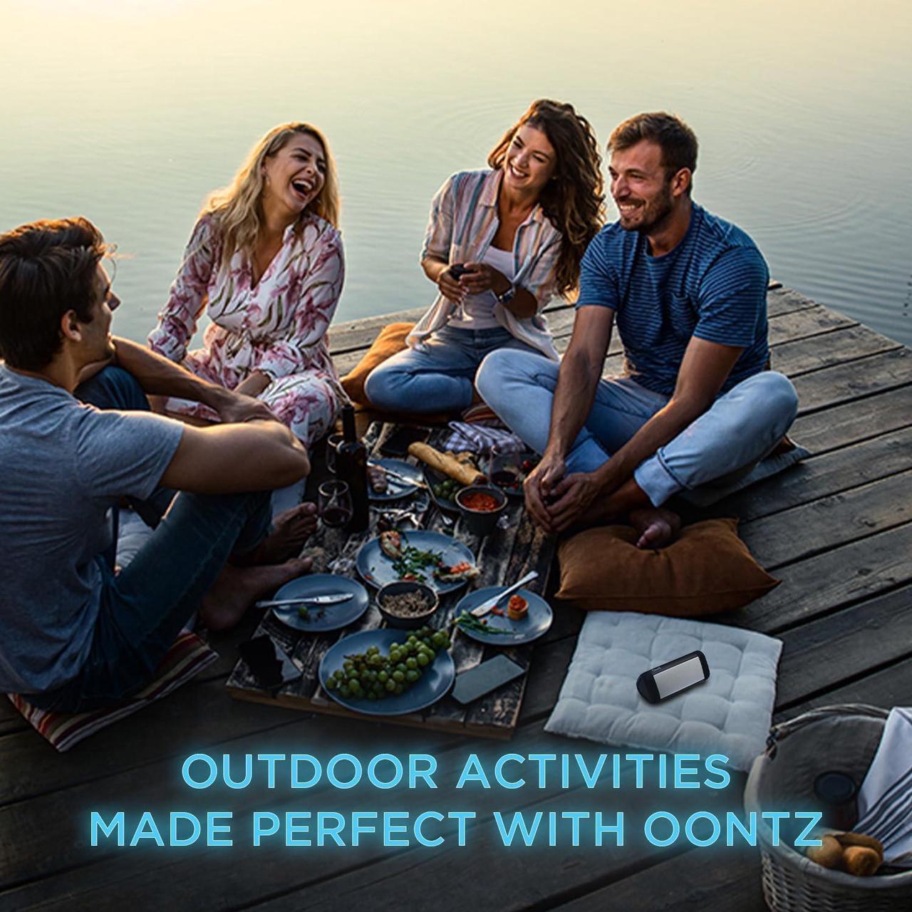 Alt view image 5 of 6 - OontZ Ultra Bluetooth Speaker, Portable Wireless Speaker, 14 Watts, Up To 100 Ft Bluetooth Range, IPX7 Waterproof Speaker (Black with White Grille)