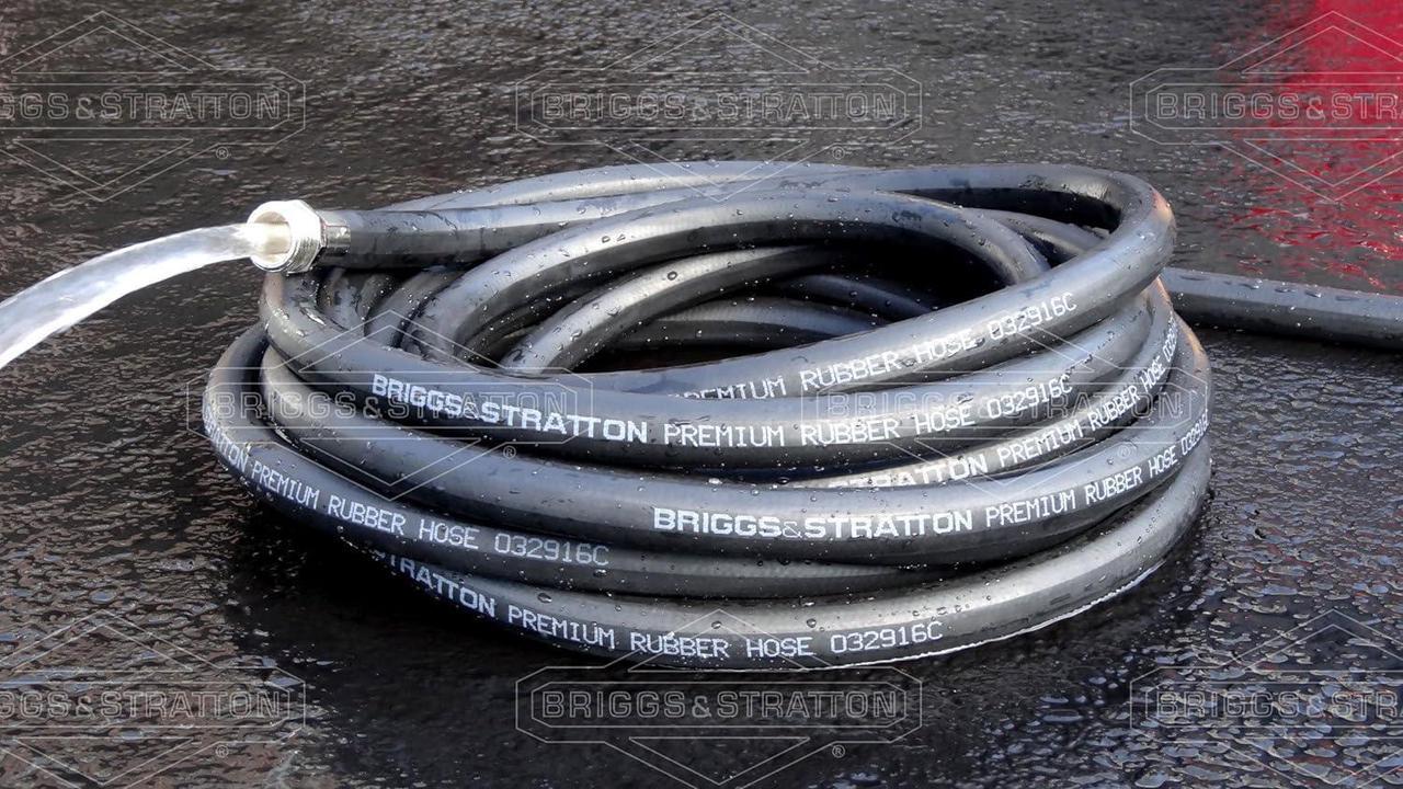 Alt view image 3 of 4 - Briggs and Stratton 8BS50 50-Foot Premium Heavy-Duty Rubber Garden Hose