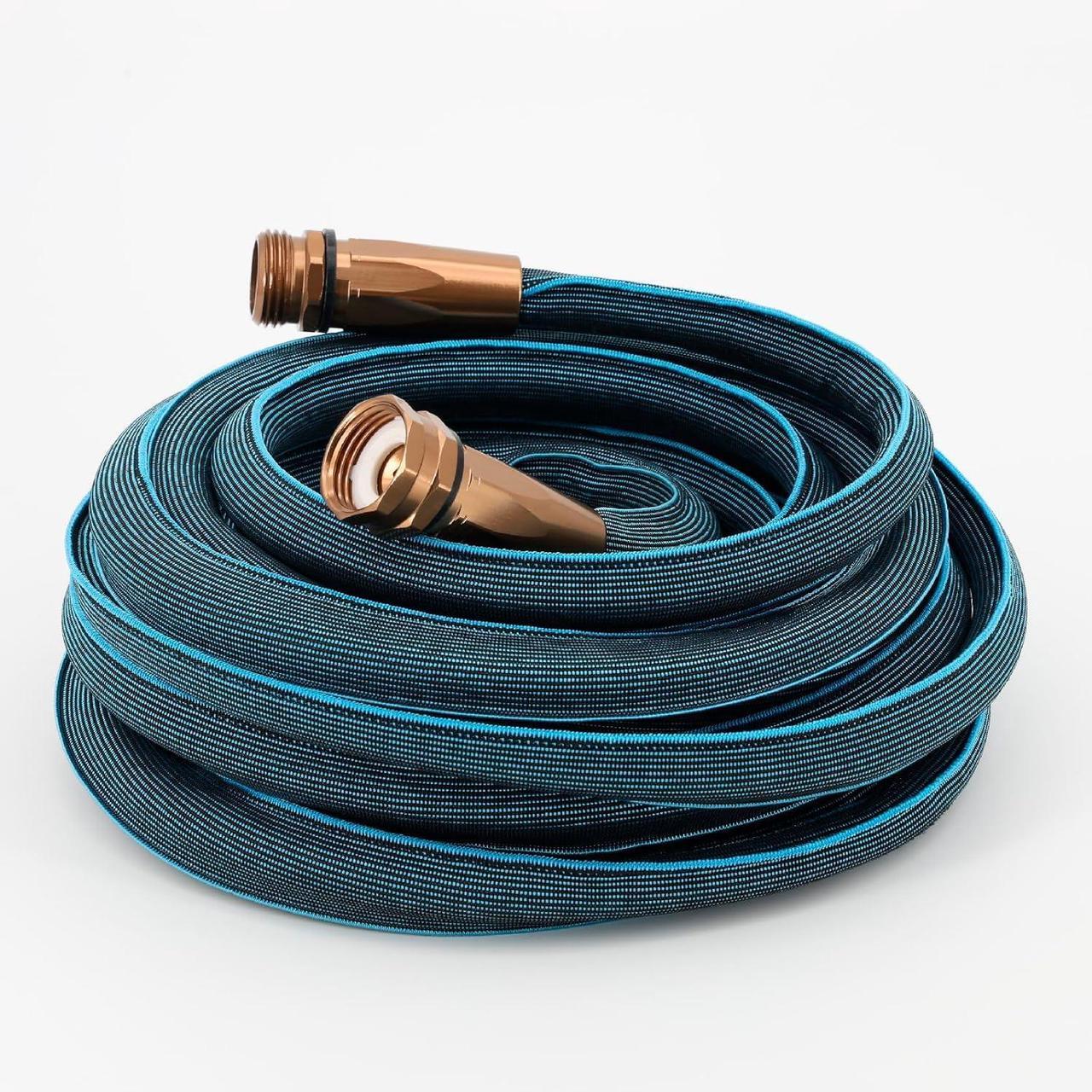 Main image of Expandable Garden Hose 50FT (storage length 25FT), No Kink Flexible Hose for Outdoor, Lightweight and Kink-Free Expanding Pipe, Heavy Duty Retractable Stretch Hose, US Invention Patent