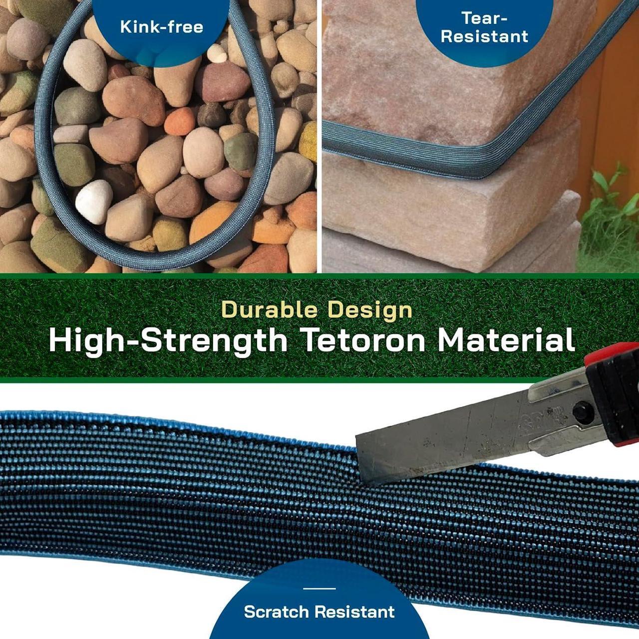 Alt view image 4 of 7 - Expandable Garden Hose 50FT (storage length 25FT), No Kink Flexible Hose for Outdoor, Lightweight and Kink-Free Expanding Pipe, Heavy Duty Retractable Stretch Hose, US Invention Patent