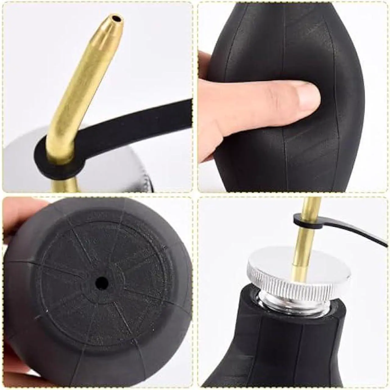 Alt view image 4 of 6 - Bulb Duster Sprayer Insect Buster  Handheld, 12oz. Extendable Applicator Dispenser for Diatomaceous Earth & Other Home Powder Applications  Non-Toxic Assemble Garden Farm