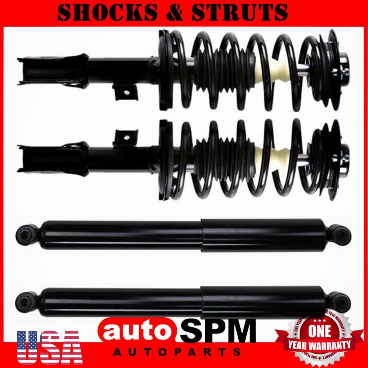 Main image of For 2008 2009 2010 Saturn Vue & Chevy Equinox 4 Front Rear Struts Assembly