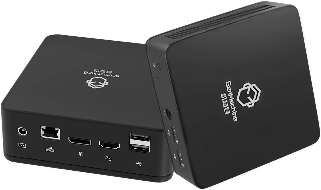 Main image of GenMachine Mini PC AMD Ryzen 7 3750H,8GB RAM 512GB M.2 NVMe SSD,AMD Radeon RX Vega 10 Graphics,2 x 4K Output,1 x HDMI Ports,1 x DP Ports,4 x USB 3.0,Wifi5,Bluetooth4.2,Windows 11 Pro Desktop Computer