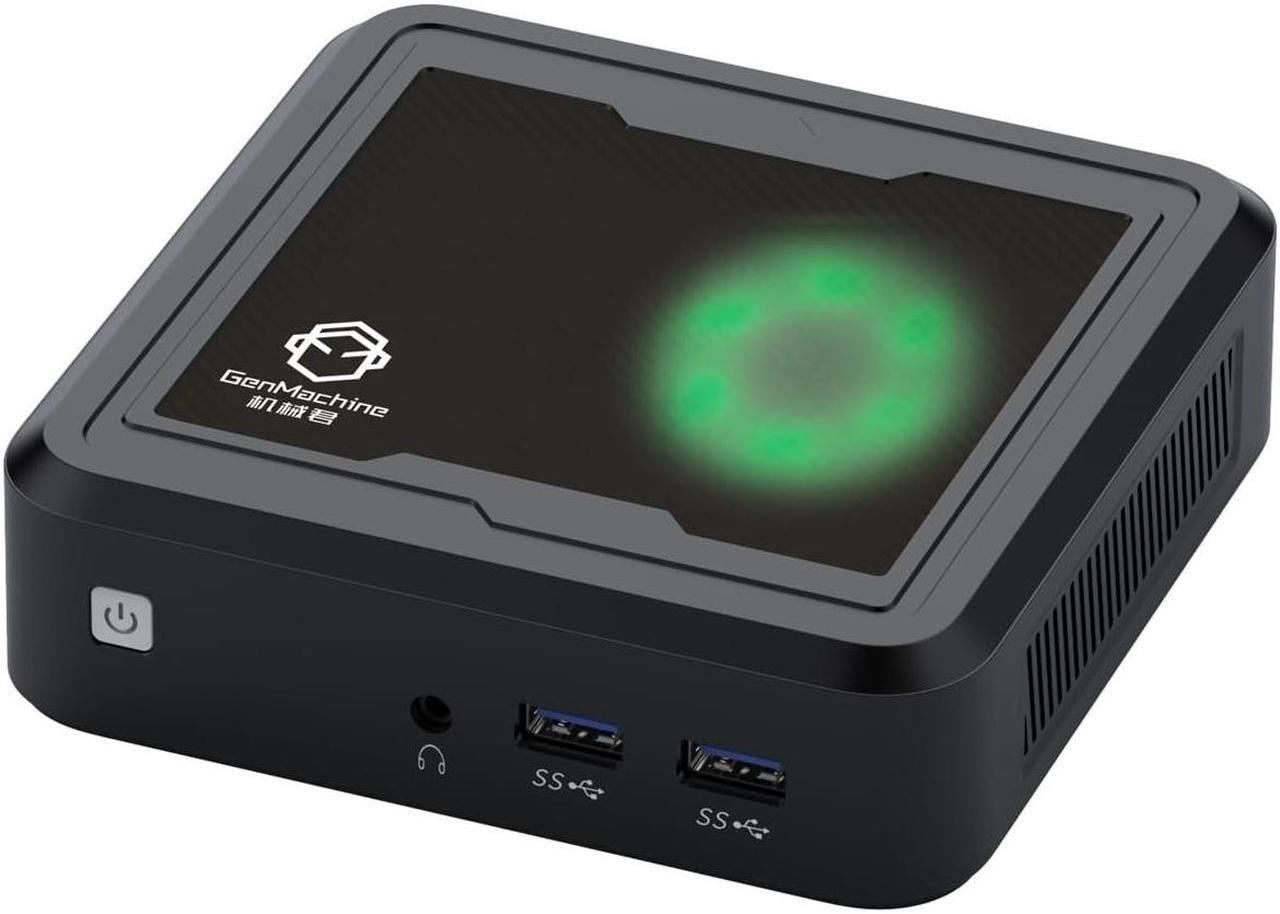 Main image of GenMachine Mini PC AMD Ryzen 5 3550H,16GB RAM 512GB M.2 NVMe SSD, AMD Radeon Vega 8 Graphics,2 x 4K Output, 1 x HDMI Ports,1 x DP Ports,4 x USB 3.0, Wifi5,Bluetooth4.2, Desktop Computer