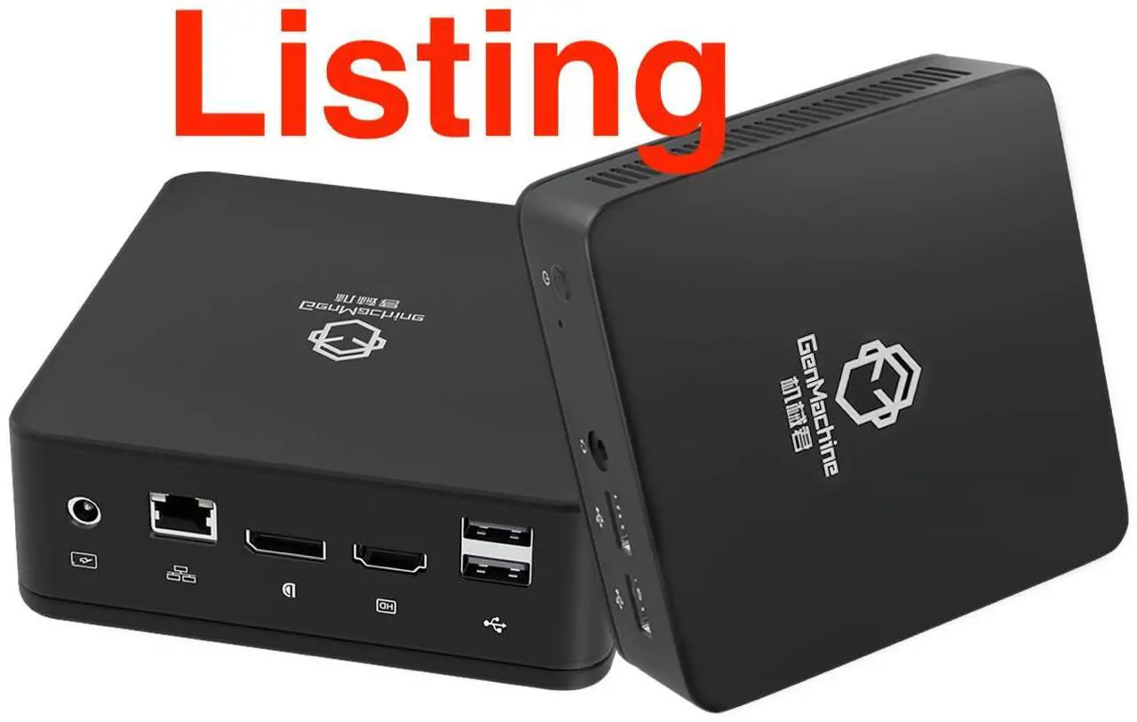 Main image of GenMachine Mini PC AMD Ryzen 7 3750H,16GB RAM 512GB M.2 NVMe SSD,AMD Radeon RX Vega 10 Graphics,2 x 4K Output,1 x HDMI Ports,1 x DP Ports,4 x USB 3.0,Wifi5,Bluetooth4.2,Windows 10 Desktop Computer