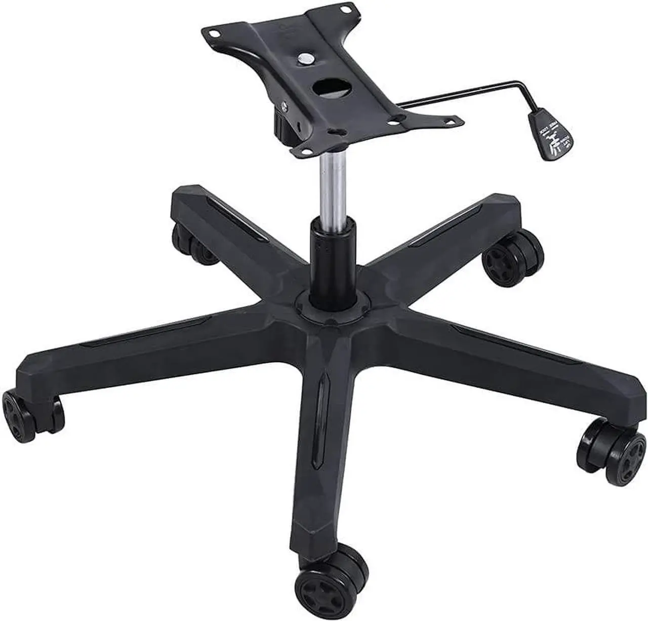 Main image of 350 Pounds Heavy Duty Gaming Office Chair Replacement Base 28" Swivel Chairs Part with Bottom Plate Stand Cylinder and Casters