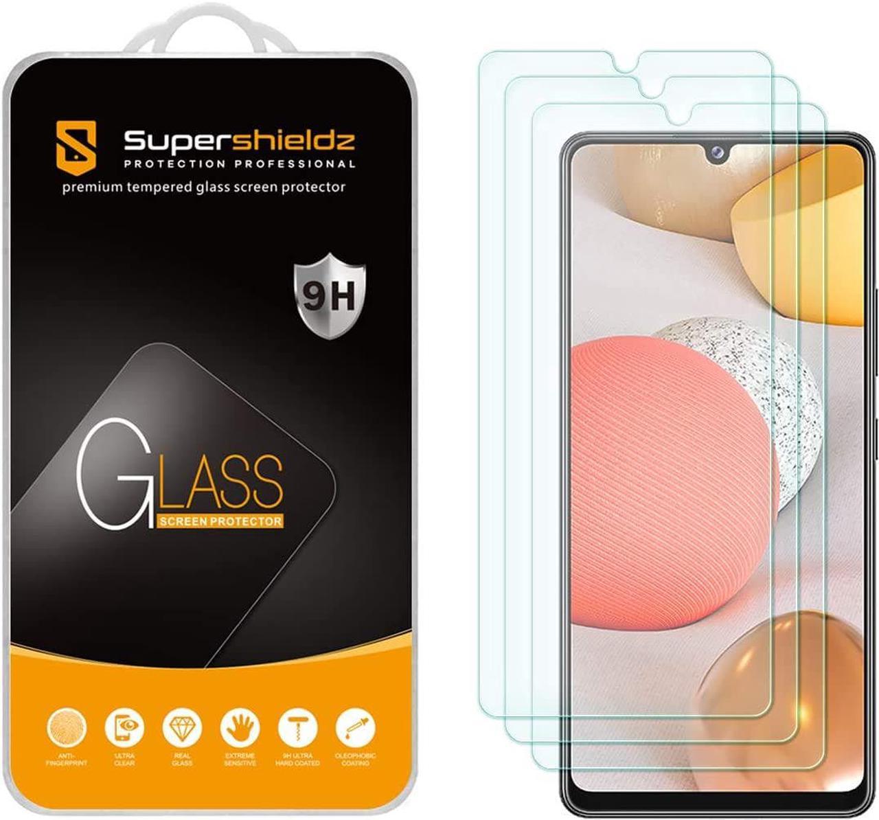 (3 Pack) Supershieldz for Samsung Galaxy A42 5G Tempered Glass Screen Protector, Anti Scratch, Bubble Free