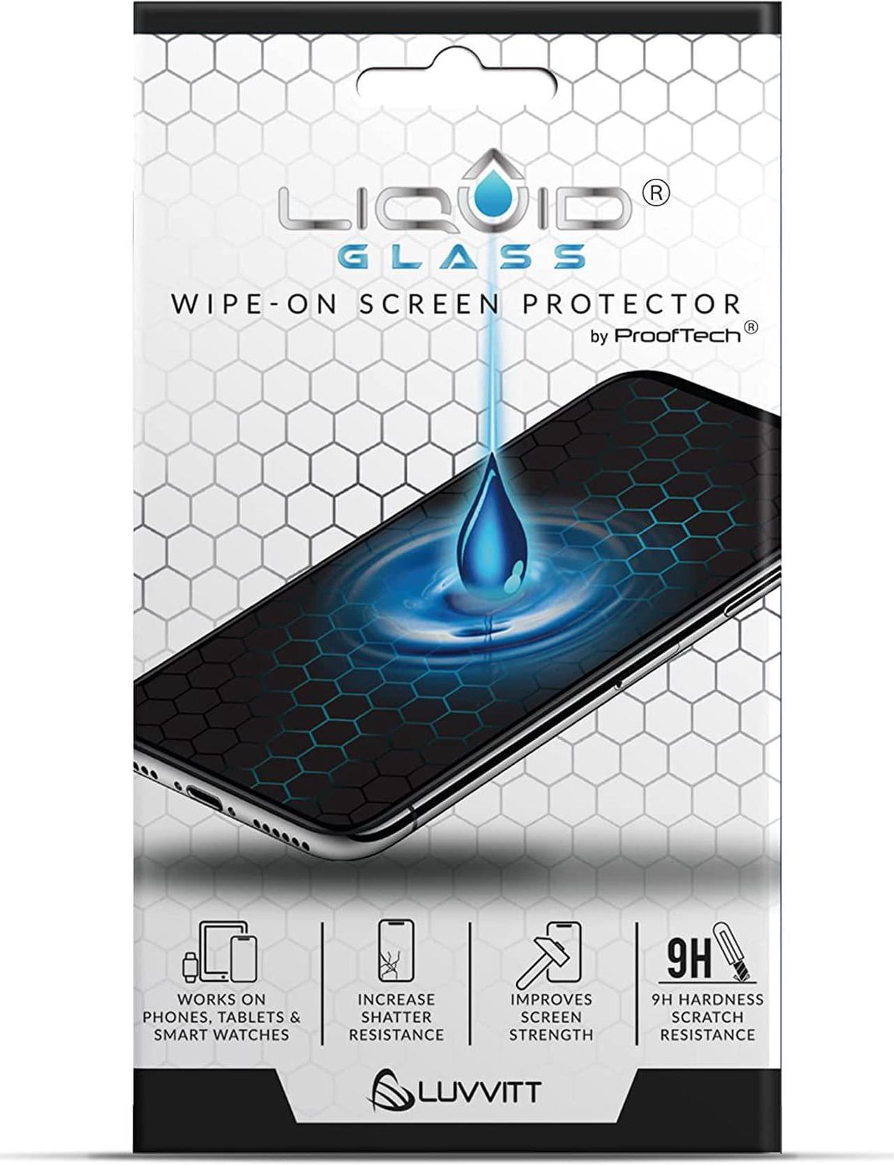 LIQUID GLASS Screen Protector Wipe On Scratch and Shatter Resistant Nano Protection for All Phones Tablets Smart Watches - Universal (New and Advanced)