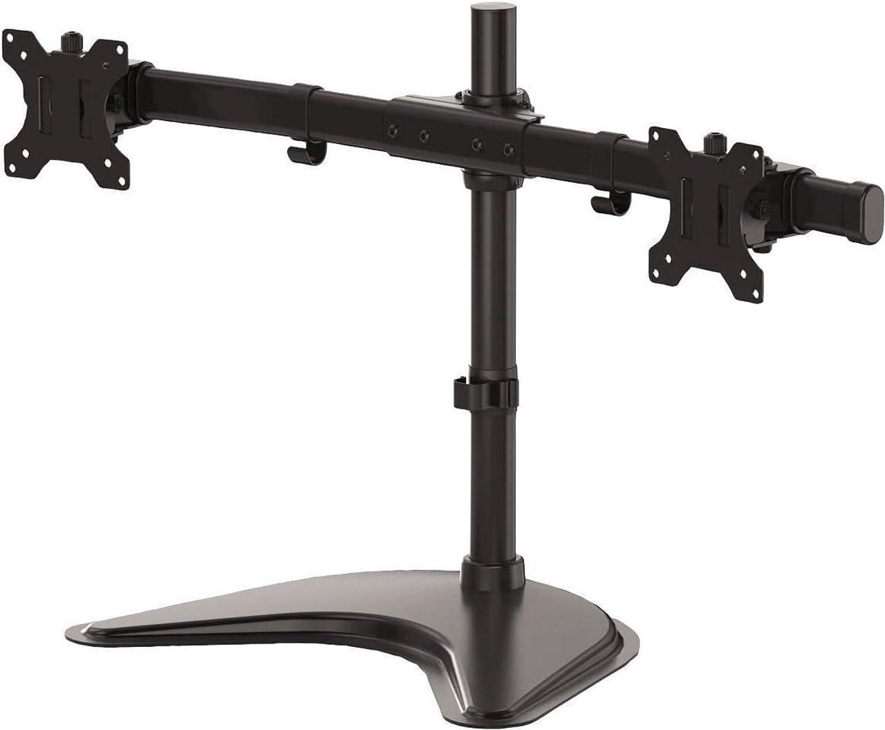 Fellowes Professional Series Free-Standing Dual Horizontal Monitor Arm (8043701), Black