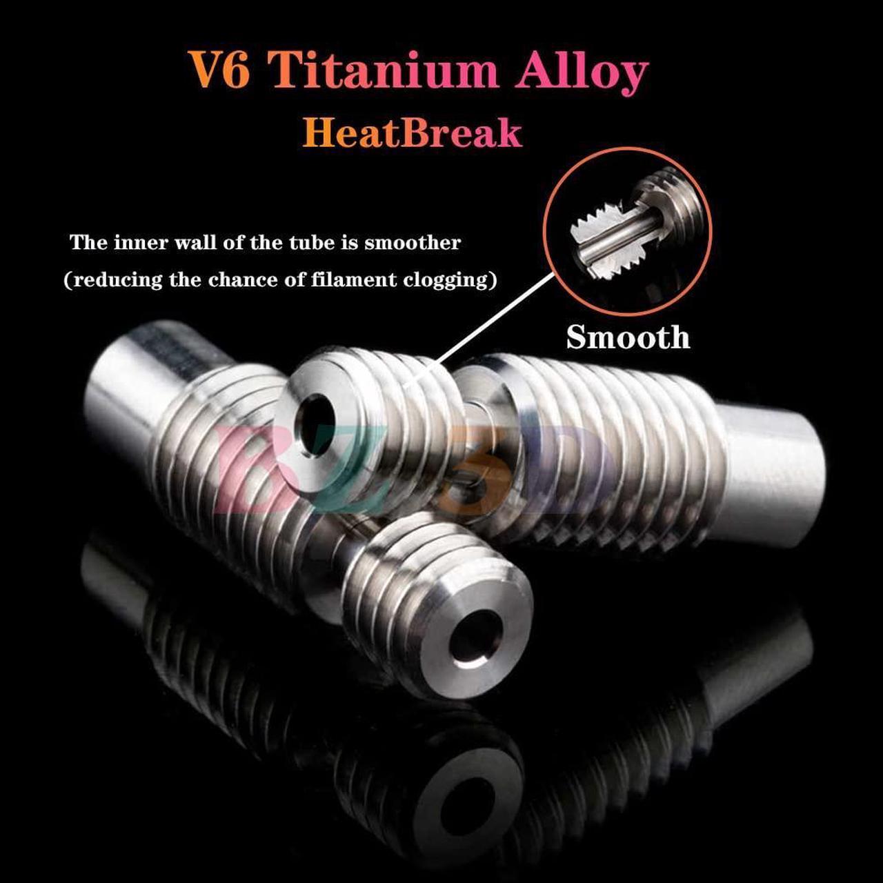 Alt view image 4 of 7 - BZ 3D V6 All Metal Hotend Full Kit,24V 40W Direct & Bowden J-Head Hotend,Titanium Alloy Heatbreak,Cooling Fan and Bracket for 3D Printers V6 Hotend,Titan,Dual Driver Extruder., Welcome to consult