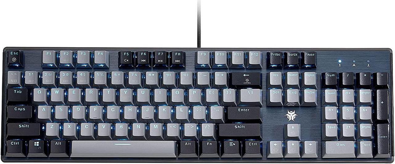 Main image of Hexgears GK715 Mechanical Keyboard with 104 Keys, Full Size Wired Mechanical Gaming Keyboard with Hot Swap Box Switch, Compact PC Keyboard with Number Pad for Computer/Laptop