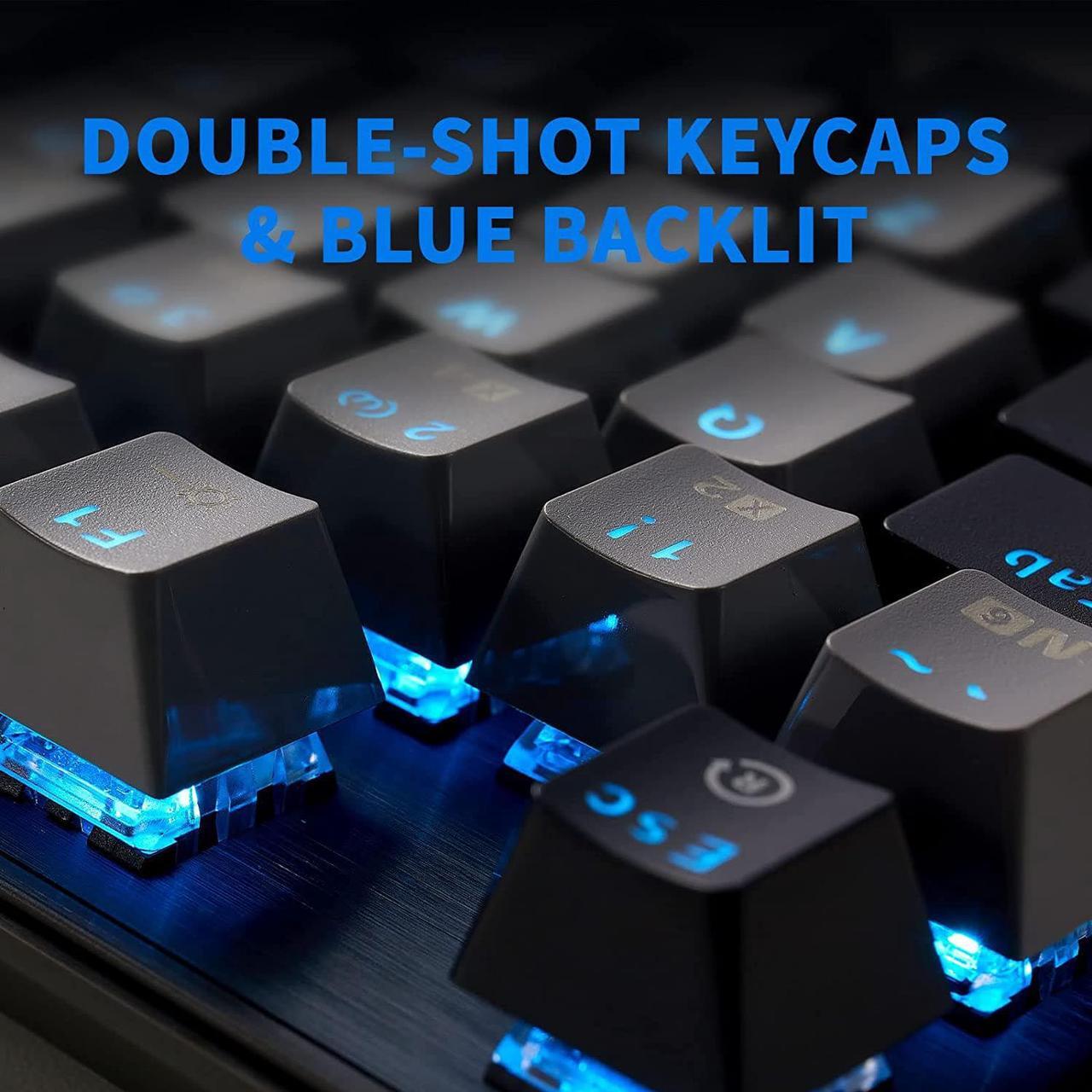 Alt view image 4 of 7 - Hexgears GK715 Mechanical Keyboard with 104 Keys, Full Size Wired Mechanical Gaming Keyboard with Hot Swap Box Switch, Compact PC Keyboard with Number Pad for Computer/Laptop