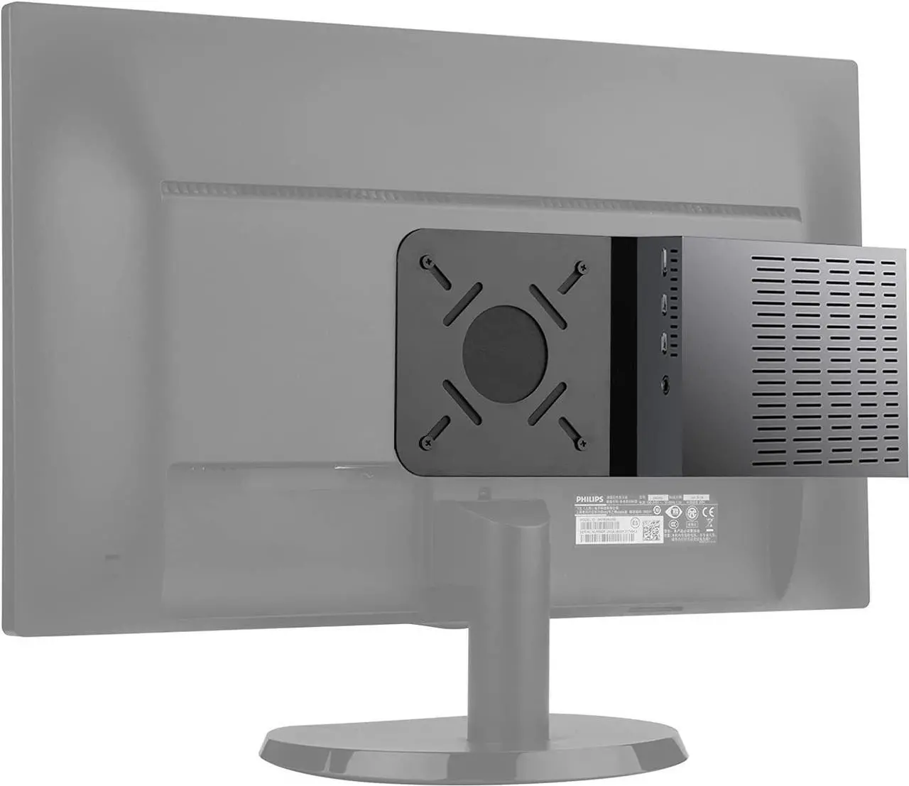 Alt view image 3 of 7 - VESA Mount Adapter Extender Bracket Universal VESA Conversion Plate Compatible with Intel NUC VESA Monitor 35 by 75 mm to 100 by 100 mm Extension Plate Holder for Mini PC CPU Computer