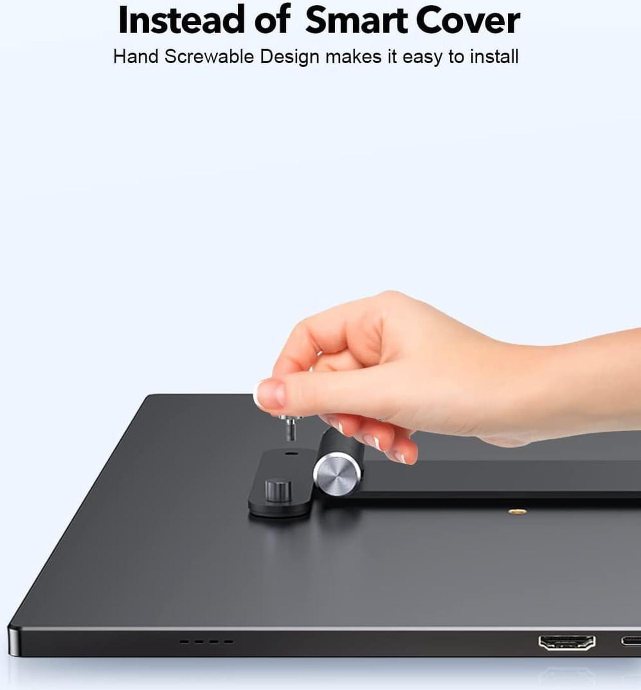 Alt view image 2 of 7 - UPERFECT Portable VESA Monitor Stand with Hand Screw, 7 to 18.5 inch Freestanding VESA Monitor Desk Mount with Swivel/Tilt/Rotation, fits Monitor with M3/M4*75MM VESA