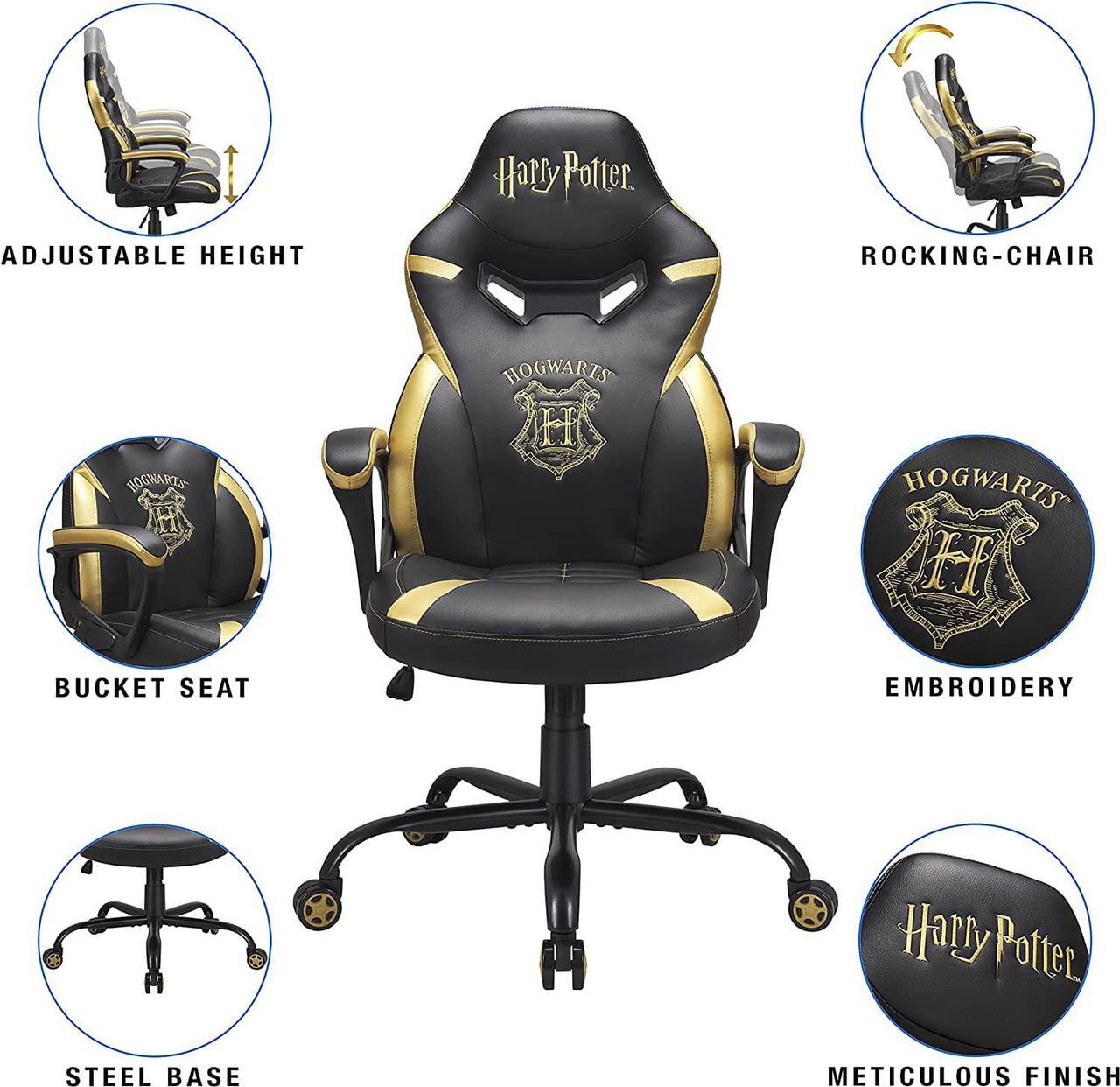 Alt view image 3 of 5 - SUBSONIC Harry Potter - Gaming Chair - Gamer Office Chair Harry Potter - Size S/M - Official License
