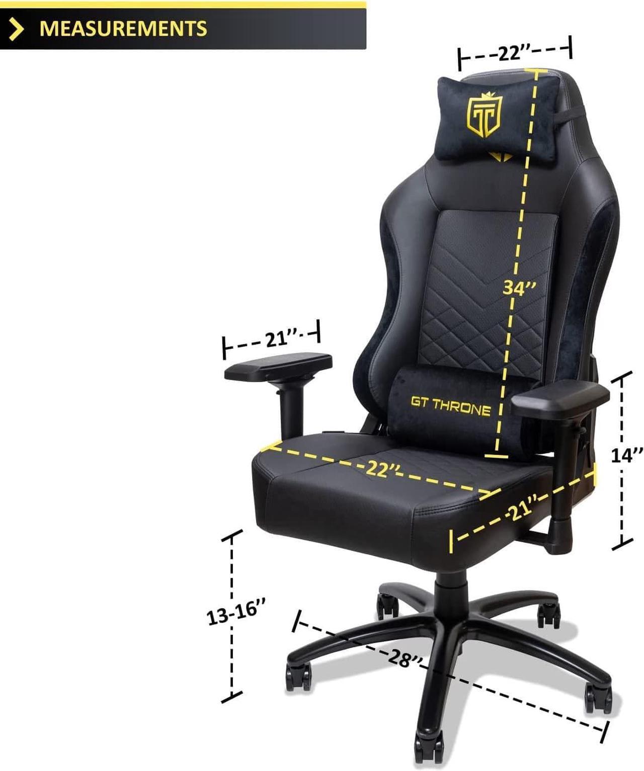 Alt view image 7 of 7 - GT Throne Lite Gaming Chair
