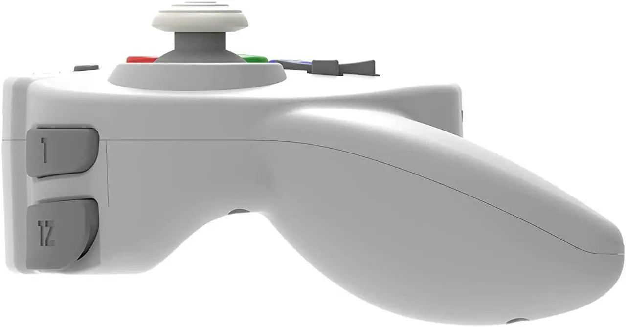 Alt view image 4 of 7 - Retro-Bit Tribute 64 2.4 GHz Wireless Controller V2 for Nintendo 64 (N64), Switch, PC, MacOS, RetroPie, Raspberry Pi and Other USB Devices (Classic Gray)
