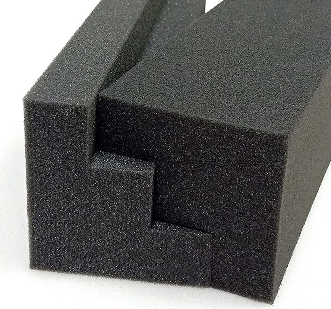 Alt view image 6 of 7 - Acoustic Foam Panels 12" X 3" X 3" Bass Traps Acoustic Foam Corner, Sound Proof Foam Panels for Wall, Sound Dampening Panels for Studio, Home or Theater
