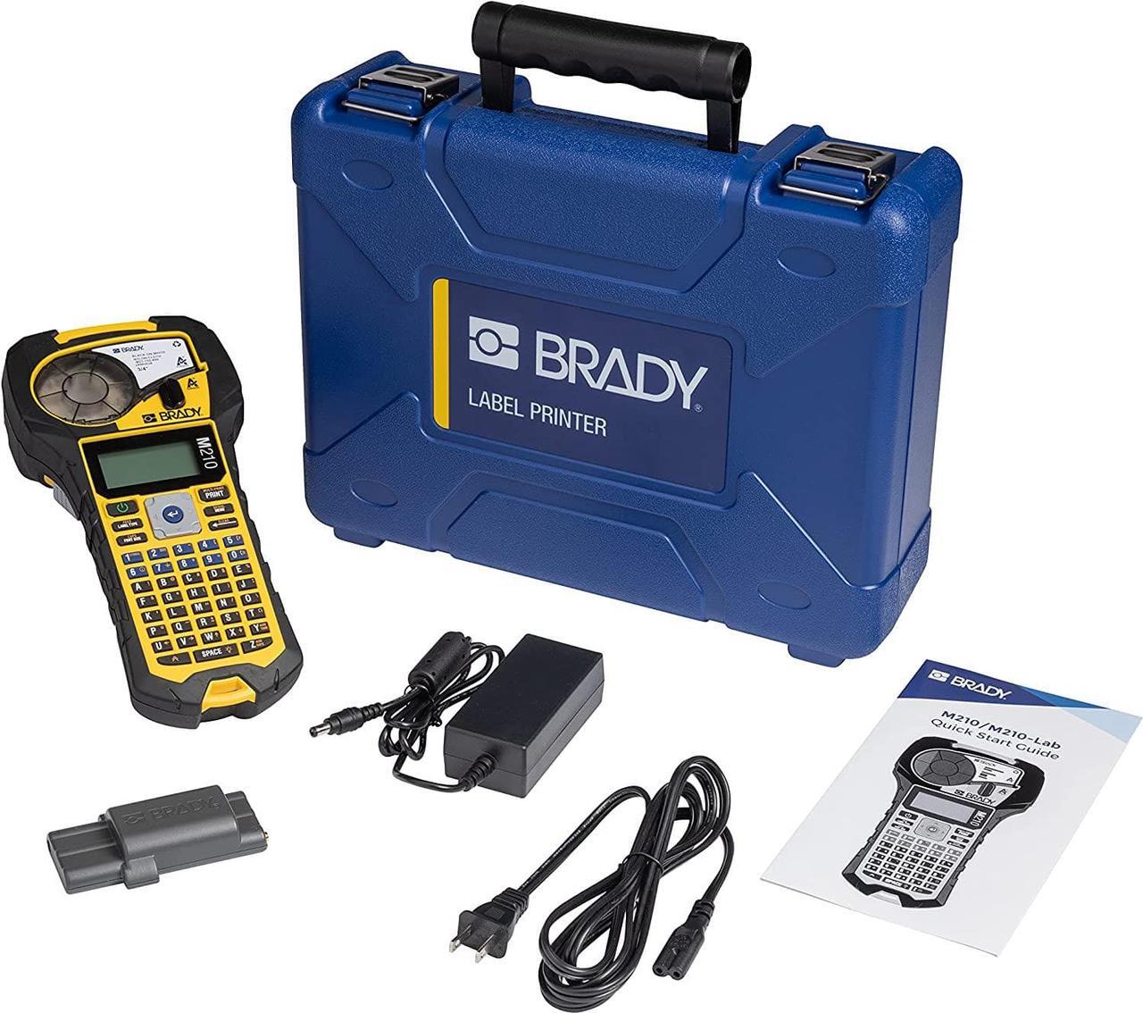 Main image of M210 Portable Label Printer Kit (M210-KIT), Yellow/Black