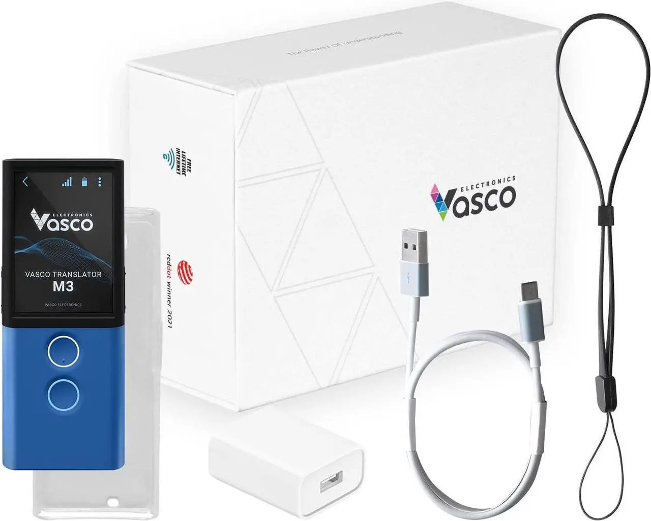 Alt view image 2 of 7 - Vasco M3 Language Translator Device | The Only Translator with Free and Unlimited Internet in 200 Countries | Photo Translation | European Brand