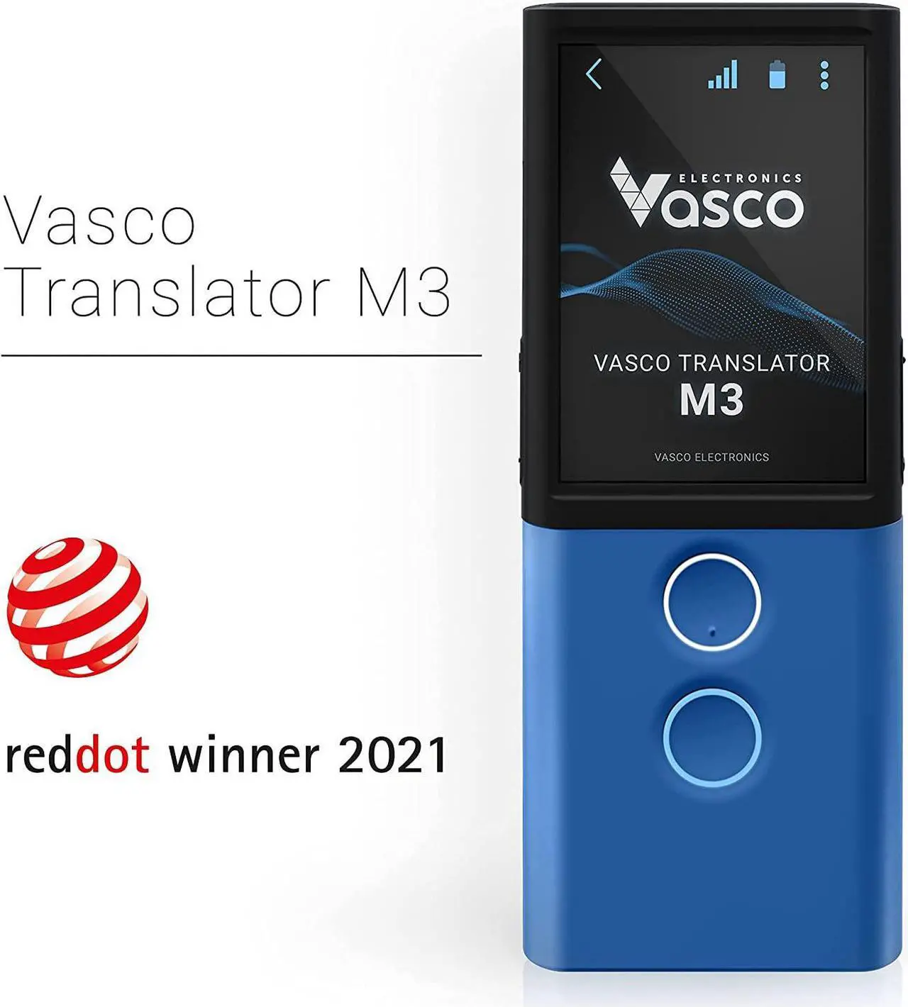 Alt view image 3 of 7 - Vasco M3 Language Translator Device | The Only Translator with Free and Unlimited Internet in 200 Countries | Photo Translation | European Brand