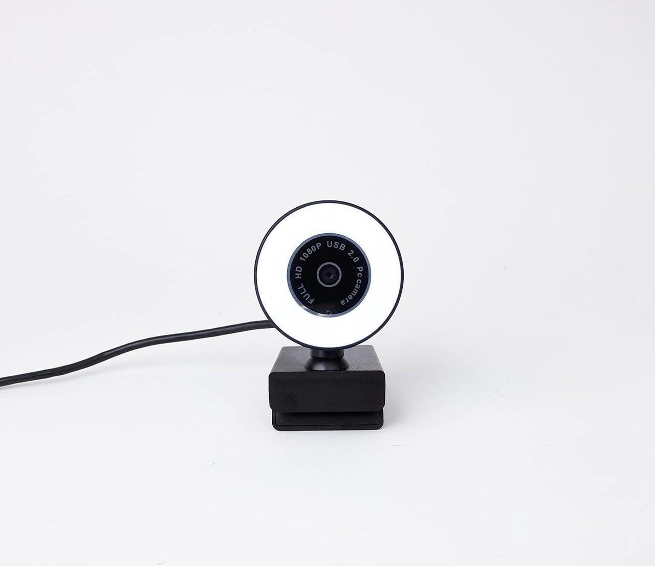 Alt view image 7 of 7 - Live Streaming Kit- Perfect for Streaming Video Games on Twitch, YouTube, Podcasts and Working from Home. Includes 1920x1080p Webcam, Professional USB Microphone, and One LED Multi-Color Ringlight