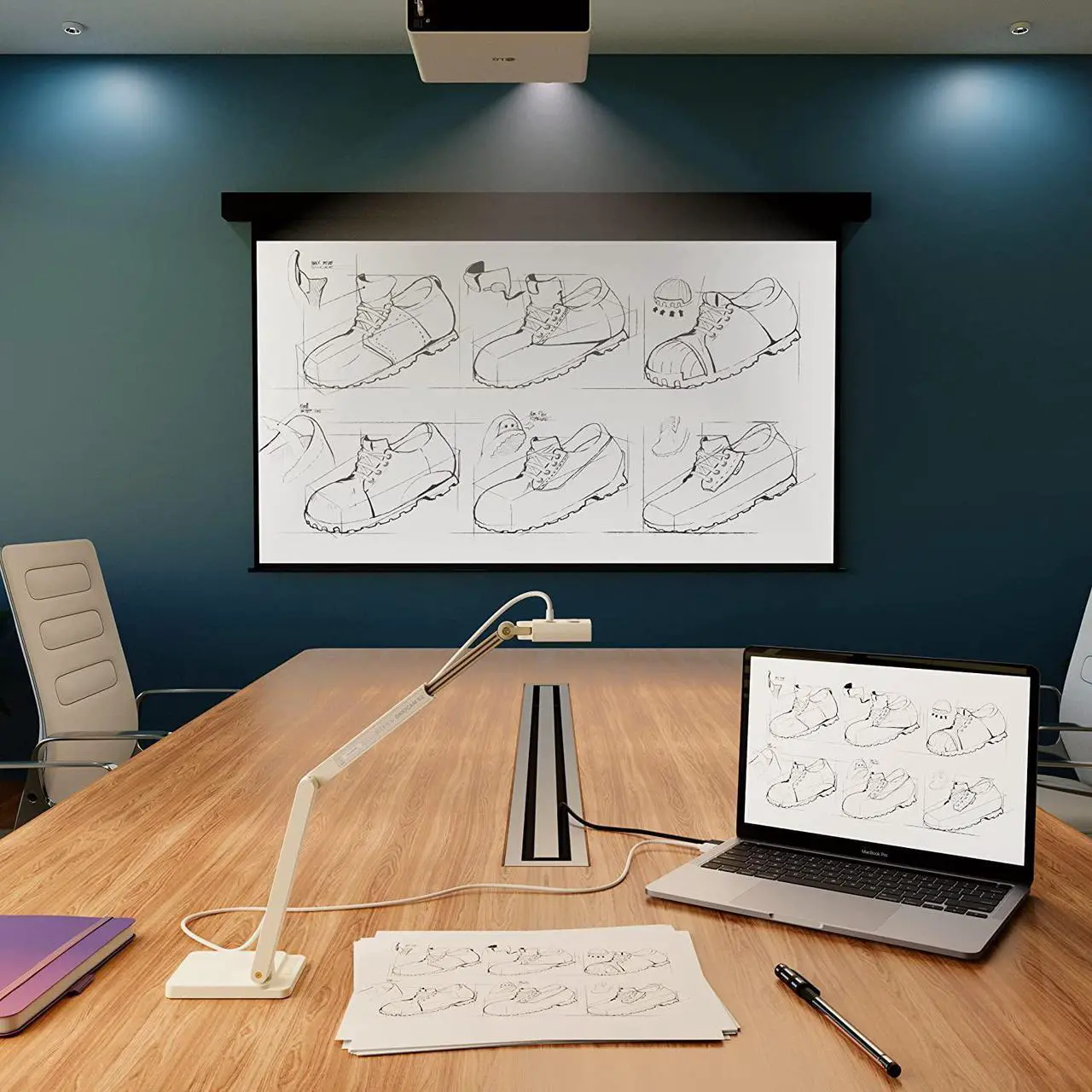 Alt view image 3 of 6 - OKIOLABS OKIOCAM S2 USB 2-in-1 Document Camera and Webcam HD with Microphone for Classroom, Teaching, Online Learning, Tutoring, Doc Cam for Stop-Motion, with Type-C Adaptor, for PC/Mac/Chromebook