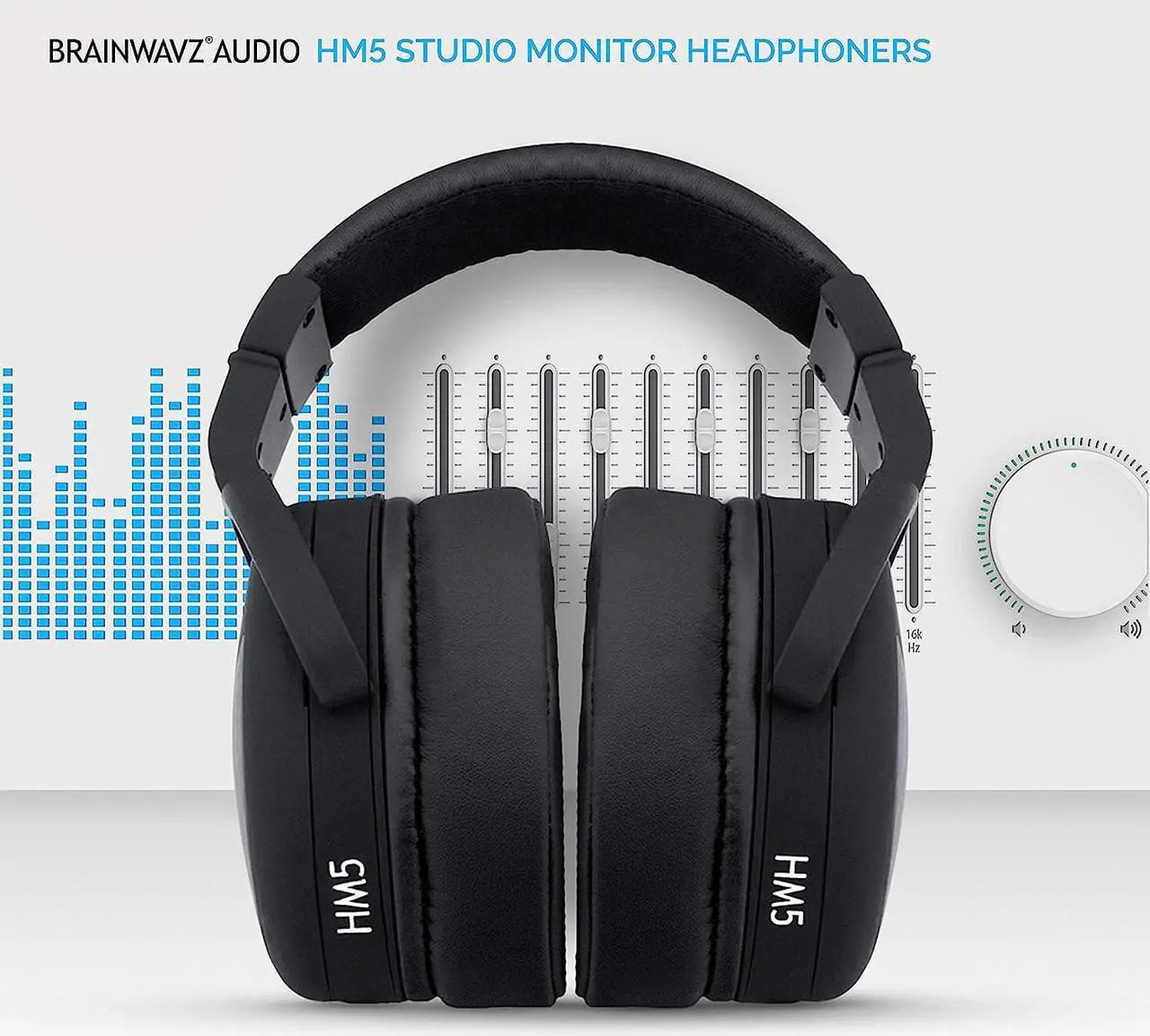 Alt view image 6 of 7 - BRAINWAVZ HM5 Studio Monitor Headphones