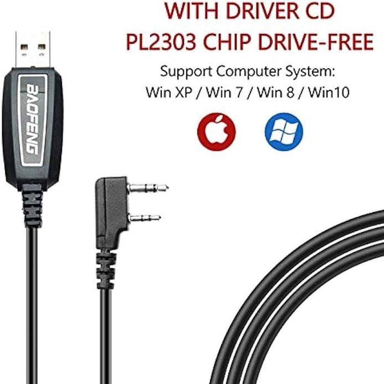 Alt view image 4 of 7 - BaoFeng UV-S9 Plus 8W High Power Tri-Power Portable Two Way Radio with Extra 2200 mAh Battery,USB Charger Cable,Programming Cable,Speaker Mic,18.8inch Tactical Antenna