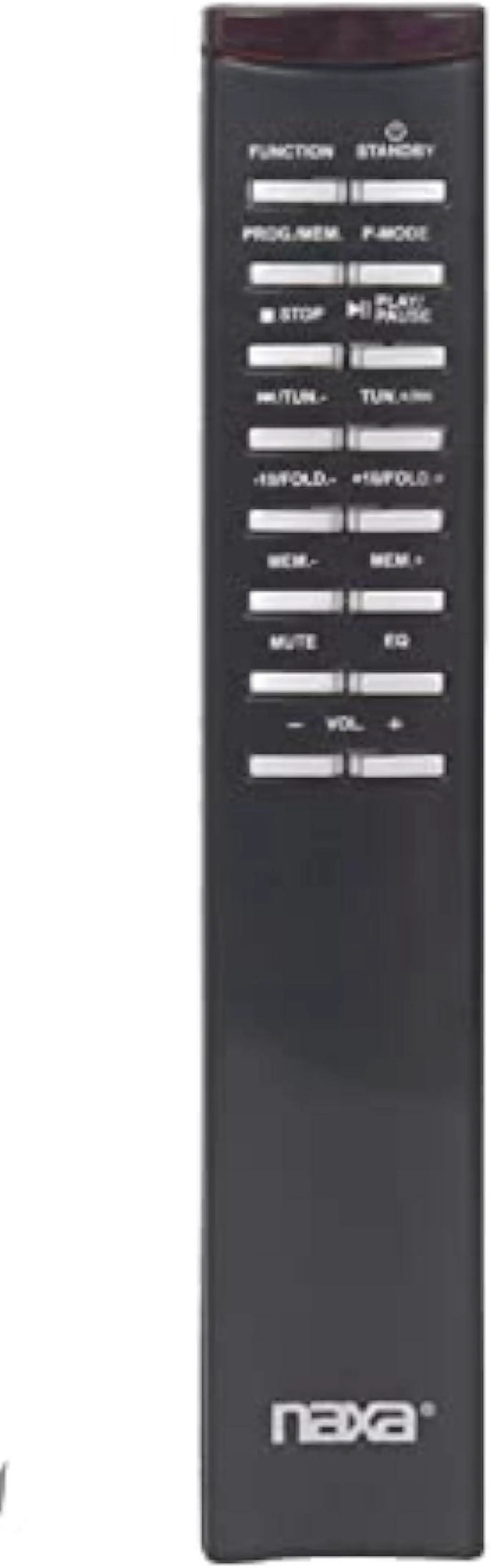 Alt view image 4 of 5 - Naxa Electronics Naxa NPB-431 Portable MP3/CD Player with PLL FM Radio, USB Input, Remote Control, and Detachable Speakers, Black