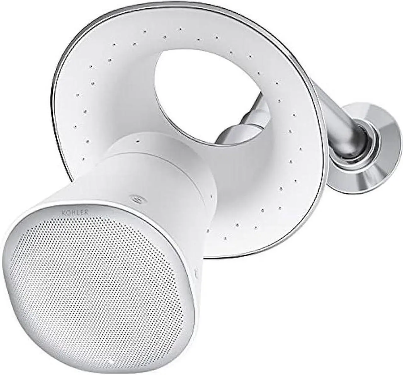 Alt view image 2 of 6 - KOHLER Moxie Alexa Enabled Showerhead, Bluetooth Shower Speaker, Shower Radio, Rechargeable Speaker, Portable Speaker, 1.75 GPM, K-28238-GKA-CP, Polished Chrome