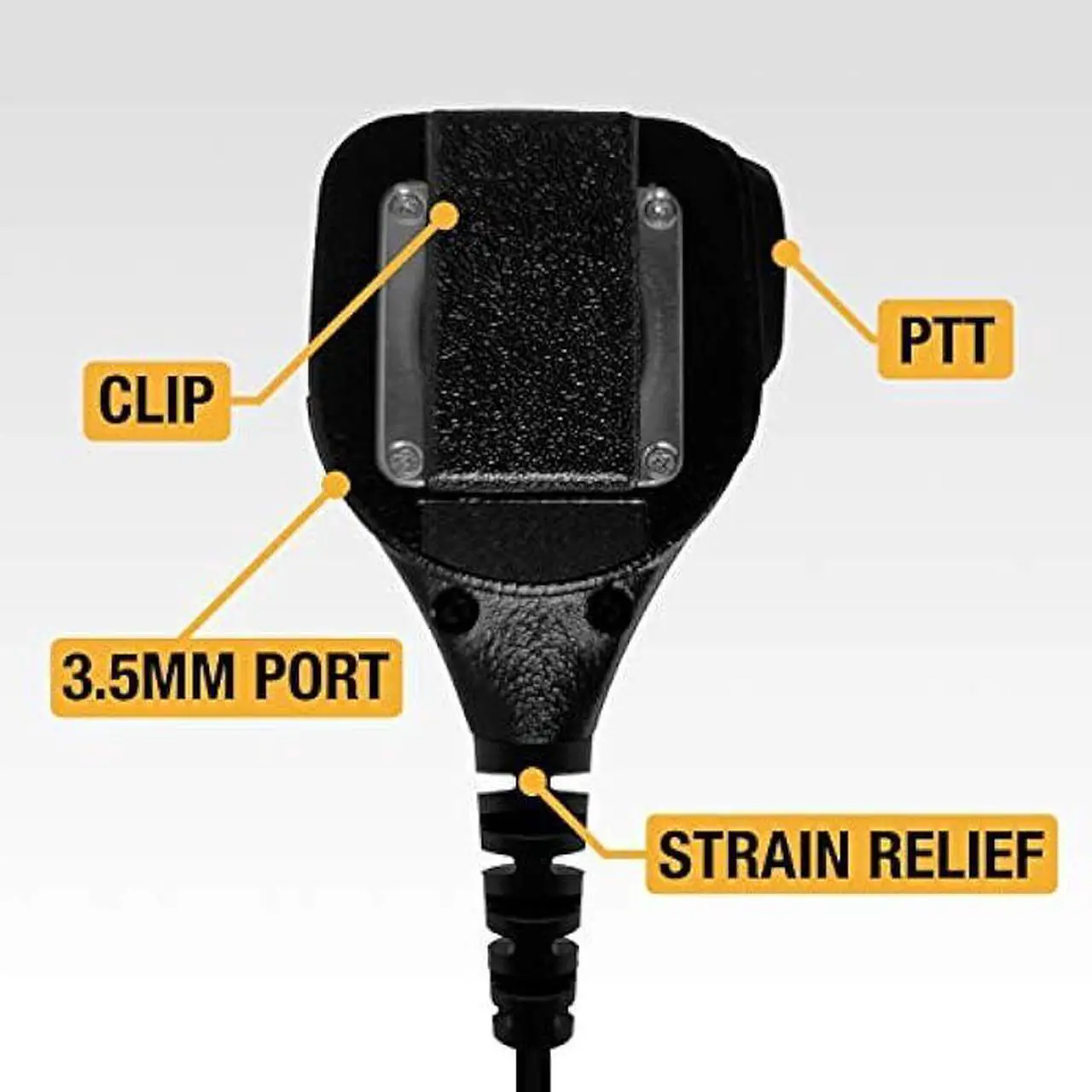 Alt view image 4 of 7 - Sheepdog SD20-MT9 Police Remote Shoulder Speaker Microphone, Compatible with Motorola APX 4000 APX 6000 APX 6000XE APX 7000 APX 8000 XPR 7550 and XPR 7550e Two Way Radios