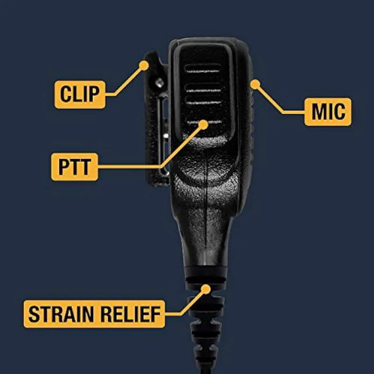 Alt view image 5 of 7 - Sheepdog SD20-MT9 Police Remote Shoulder Speaker Microphone, Compatible with Motorola APX 4000 APX 6000 APX 6000XE APX 7000 APX 8000 XPR 7550 and XPR 7550e Two Way Radios