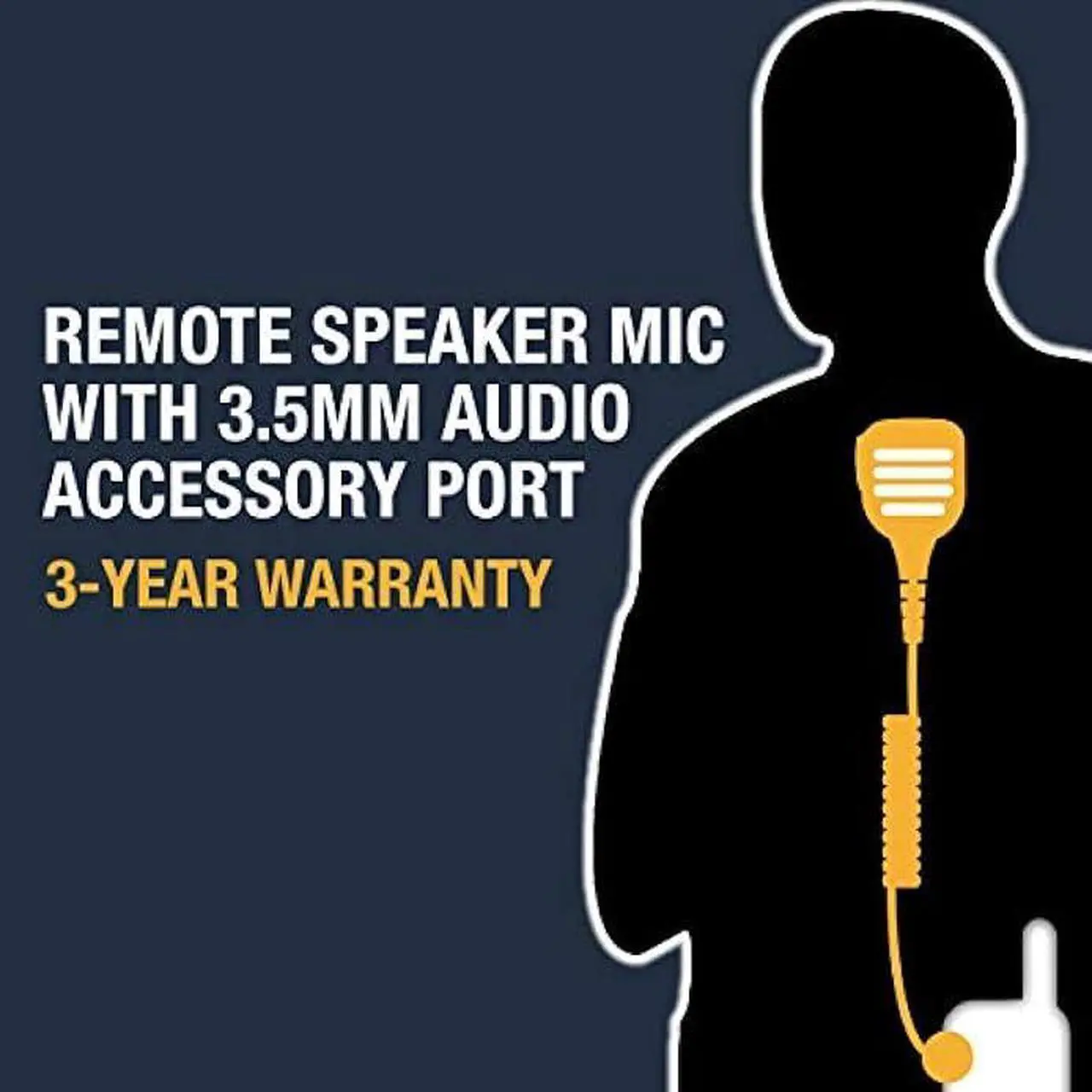Alt view image 7 of 7 - Sheepdog SD20-MT9 Police Remote Shoulder Speaker Microphone, Compatible with Motorola APX 4000 APX 6000 APX 6000XE APX 7000 APX 8000 XPR 7550 and XPR 7550e Two Way Radios