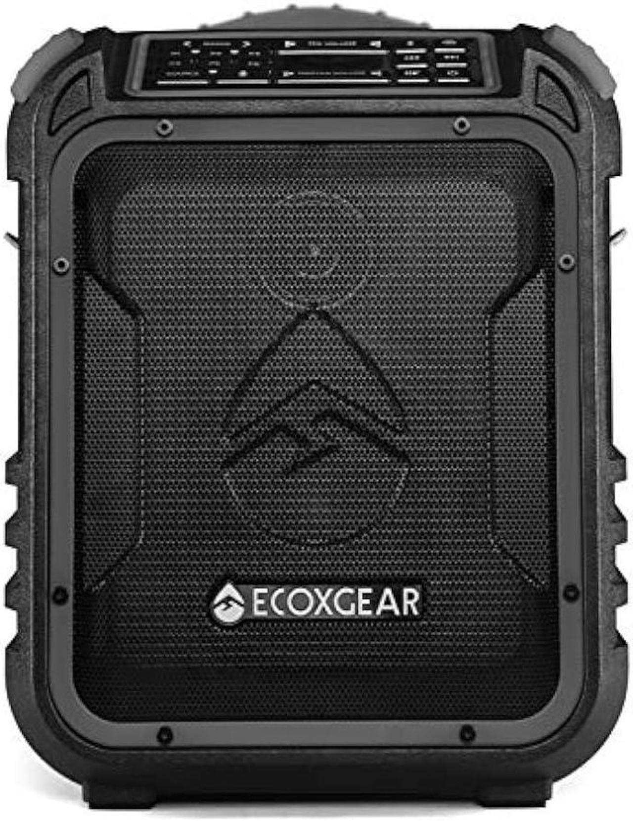 Alt view image 2 of 7 - ECOXGEAR EcoXplorer GDI-EXPLR110 Rugged Waterproof Floating Portable Bluetooth AM/FM Wireless 50 Watt Speaker with Carry Strap (Gray)