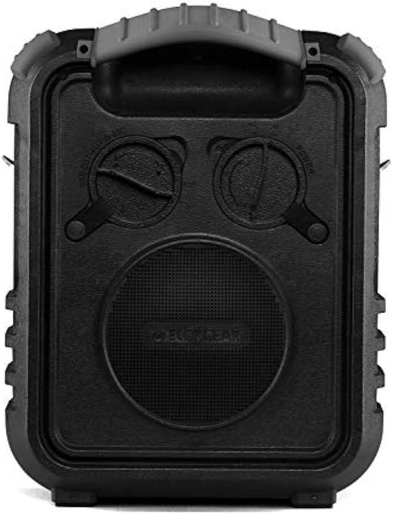 Alt view image 3 of 7 - ECOXGEAR EcoXplorer GDI-EXPLR110 Rugged Waterproof Floating Portable Bluetooth AM/FM Wireless 50 Watt Speaker with Carry Strap (Gray)