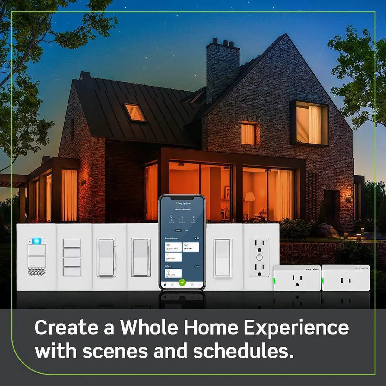 Alt view image 7 of 7 - Leviton Decora Smart Switch, Wi-Fi 2nd Gen, Neutral Wire Required, Works with Matter, My Leviton, Alexa, Google Assistant, Apple Home/Siri & Wired or Wire-Free 3-Way, D215S-2RW, White