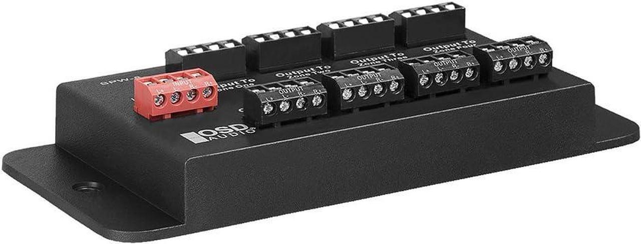 Alt view image 5 of 5 - SPW8 Whole House Audio 8-Zone Speaker Distribution Panel Single Audio Input 300W Per Channel - OSD Audio