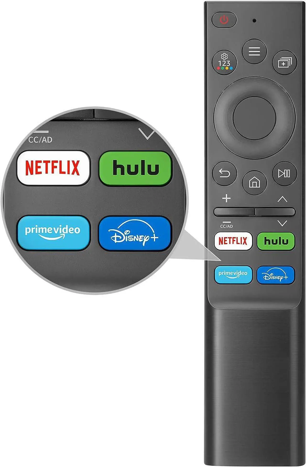 Main image of Universal Replacement Remote for Samsung-TV-Remote, Compatible All Samsung Frame Serif Crystal UHD Neo QLED OLED 4K 8K Smart TVs Monitors G65B G7 G70B G85SB M70B M8 S55BG97