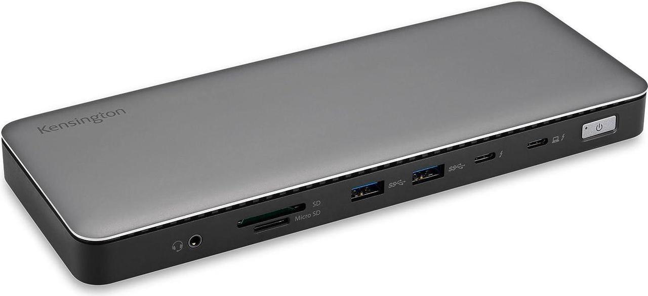 Kensington SD5760T Thunderbolt 4 Dual 4K Docking Station, 96W PD, 2 x HDMI, Thunderbolt Port, SD/Micro SD 4.0 Card Slots, Dual 4k 60Hz, for Thunderbolt 4 Windows Laptops and MacBook Pro (K34110NA)