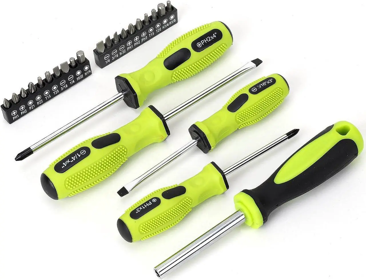 Alt view image 5 of 7 - FASTPRO 236-Piece Home Repairing Tool Set, Mechanics Hand Tool Kit with 12-Inch Wide Mouth Open Storage Bag, Household Tool Set for DIY, Home Maintenance, Green