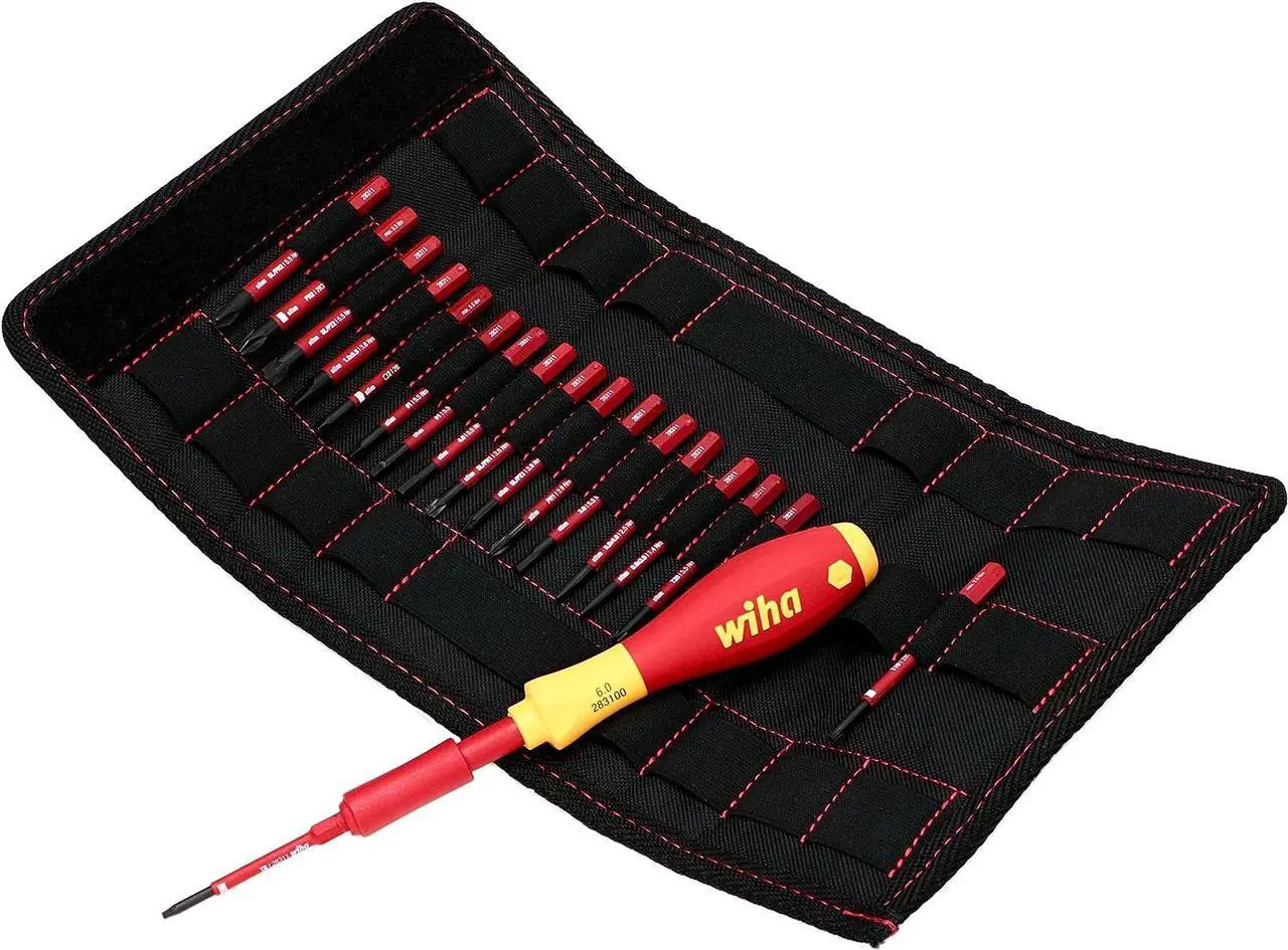 Alt view image 5 of 7 - Wiha 28398 19 Piece Insulated SoftFinish SlimLine Blade Set