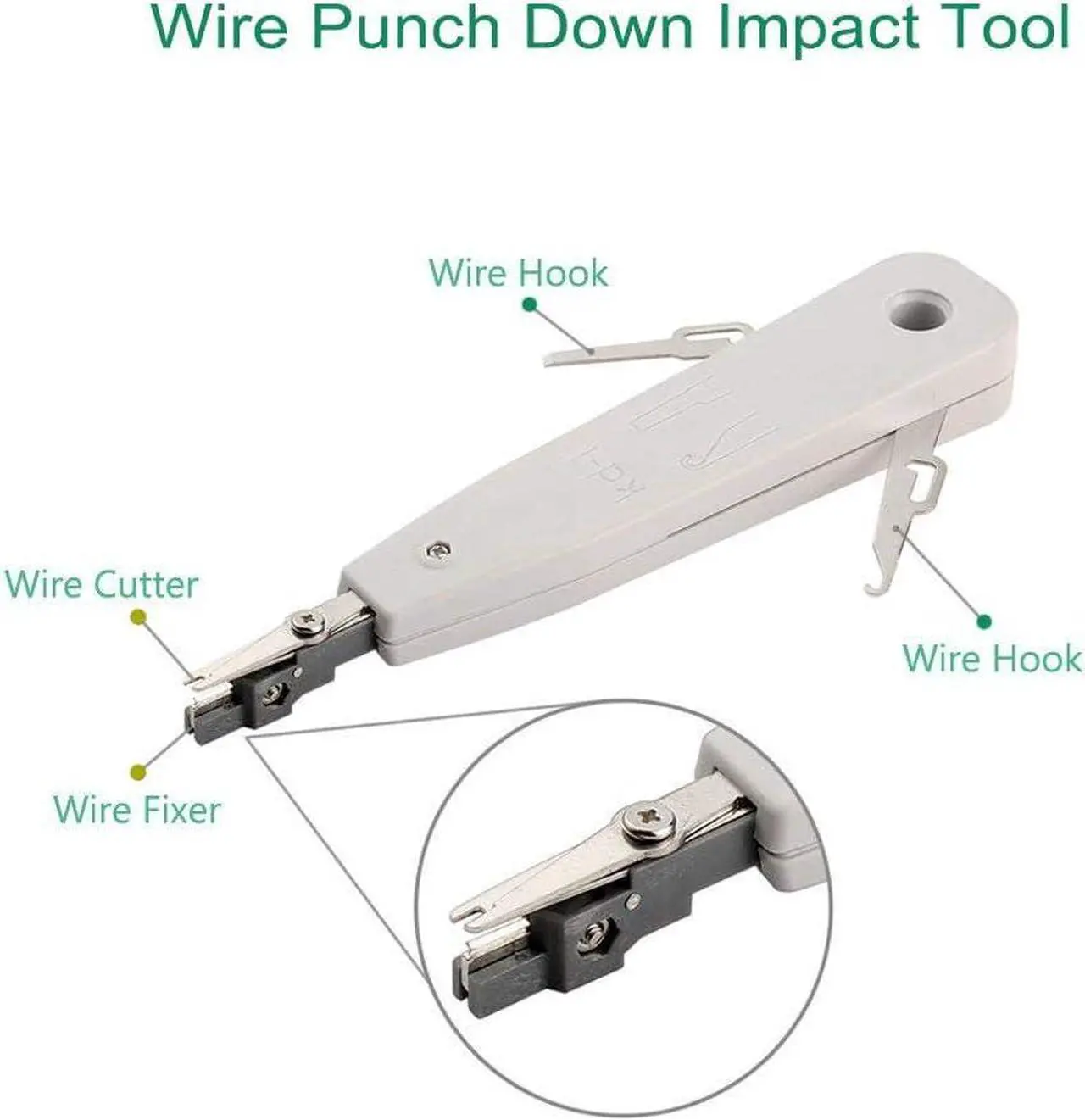 Alt view image 4 of 7 - Hiija Network Tool Kit Professional Network Maintenance LAN Cable Tester, RJ45 Crimper 9 in 1 Repair Tools RJ45 Crimp Tool, 8P8C RJ45 Connectors, Cable Tester, Screwdriver, Stripping Pliers